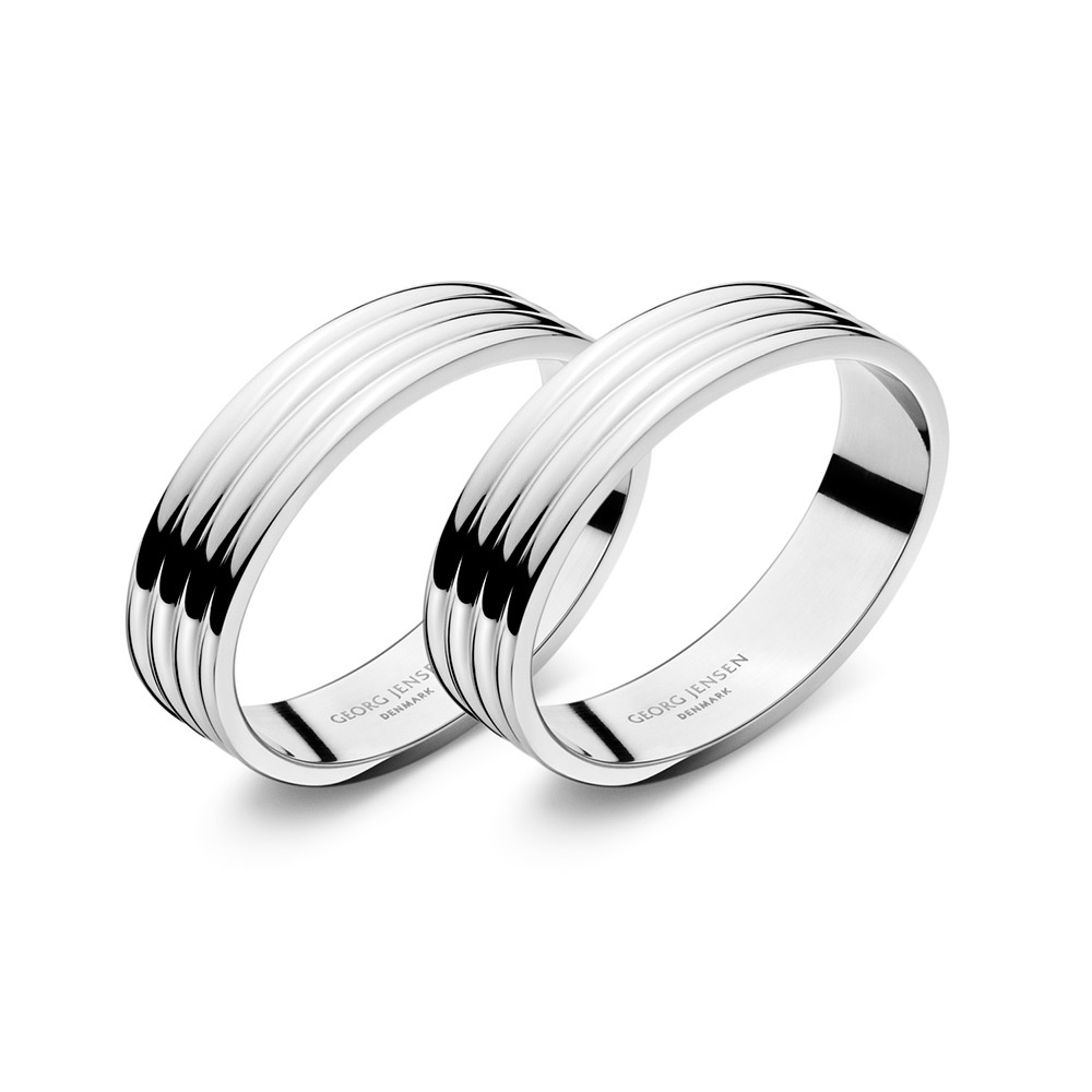 Bernadotte Napkin rings, 2 pack, Stainless Steel