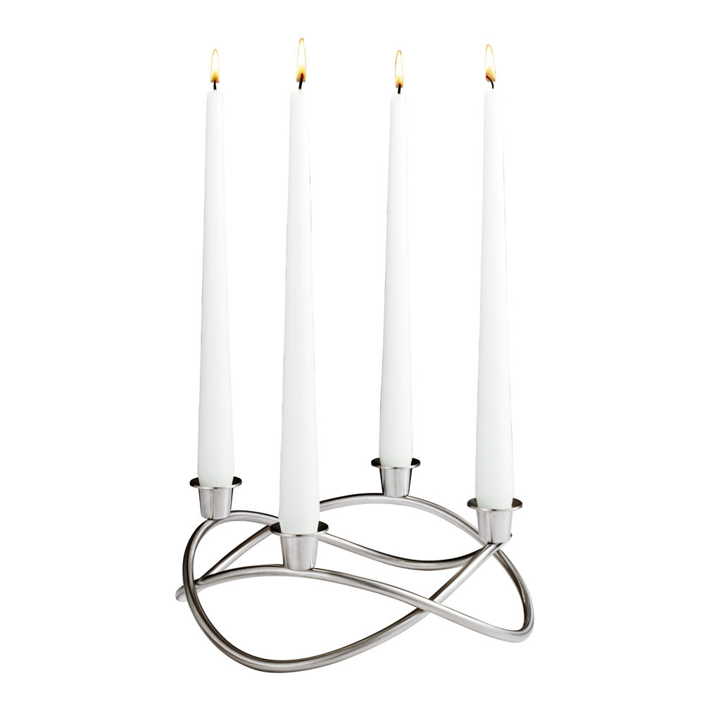 Season Candle holder, Matte Stainless steel