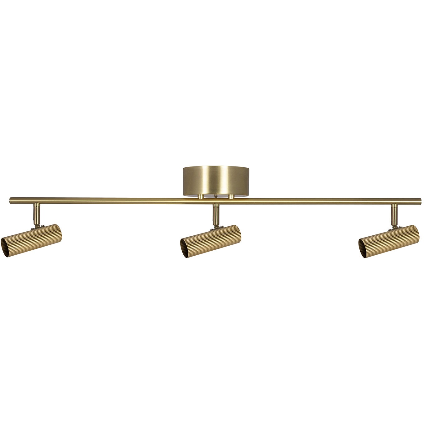 Hubble 3 Long Ceiling Lamp, Brushed brass