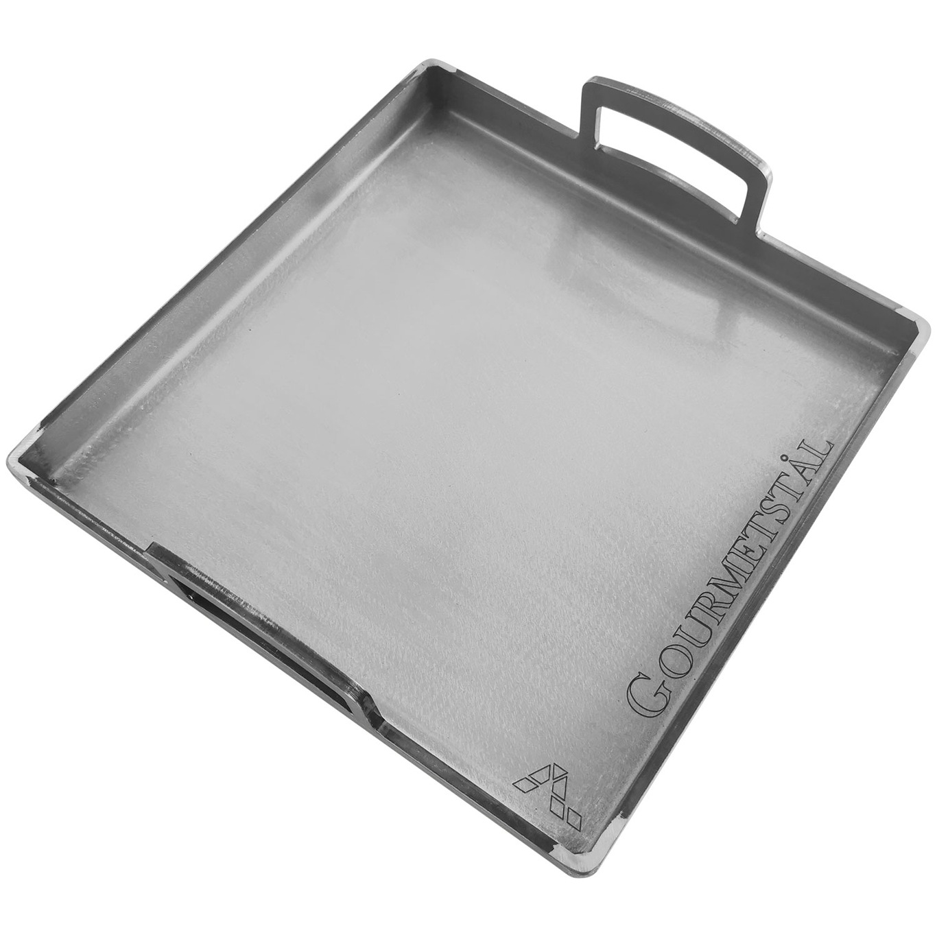 Steel Griddle With Handles, 32x32 cm