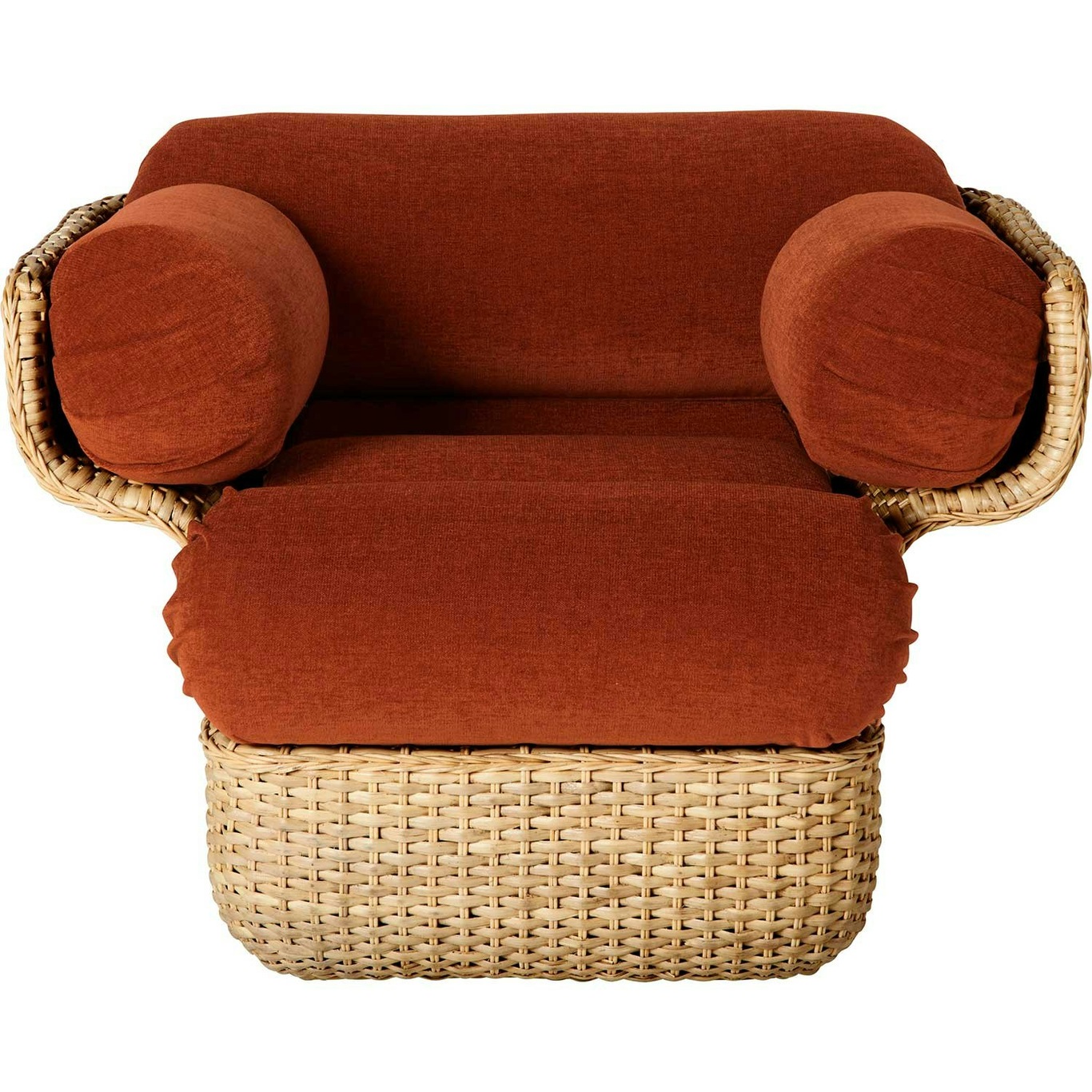 Basket Lounge Chair, Rattan / Belsuede Sp Fr 133