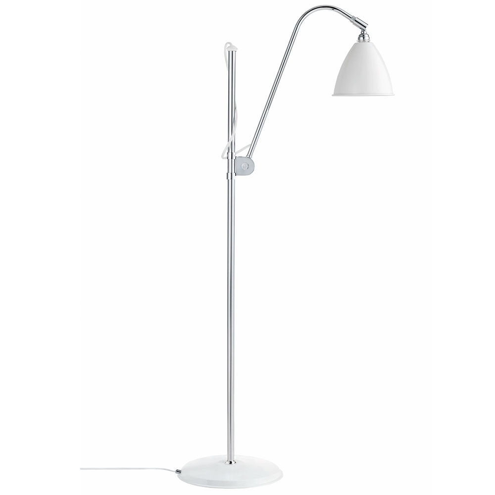 Bestlite BL3S Floor Lamp, Chrome/White