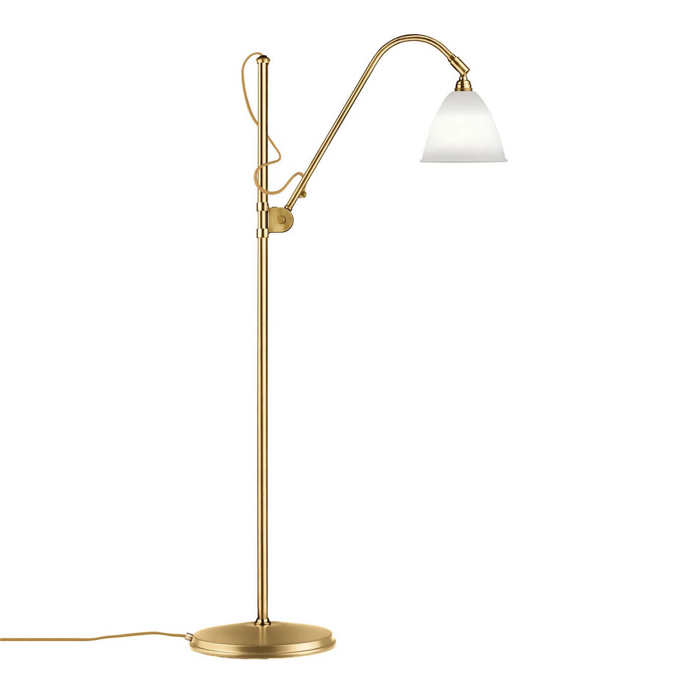 Bestlite BL3S Floor Lamp, Brass/Bone China