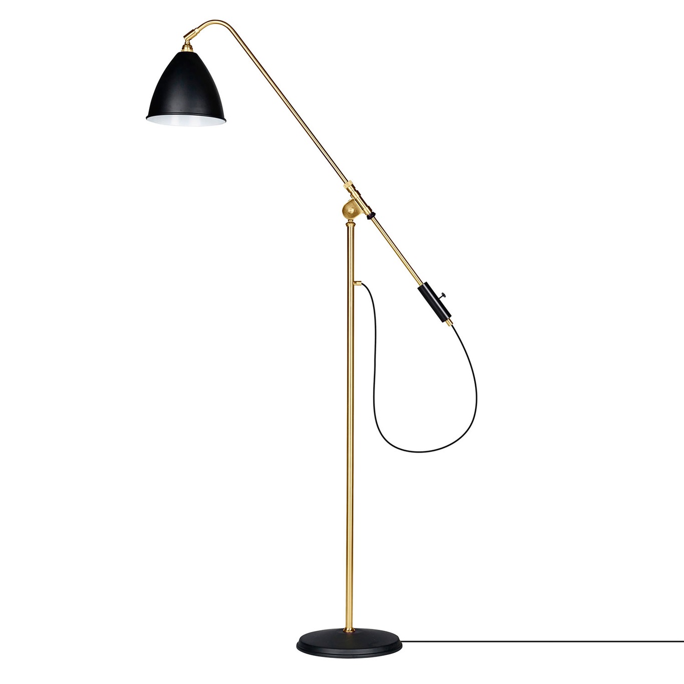 Bestlite BL4 M Floor Lamp, Brass/Black