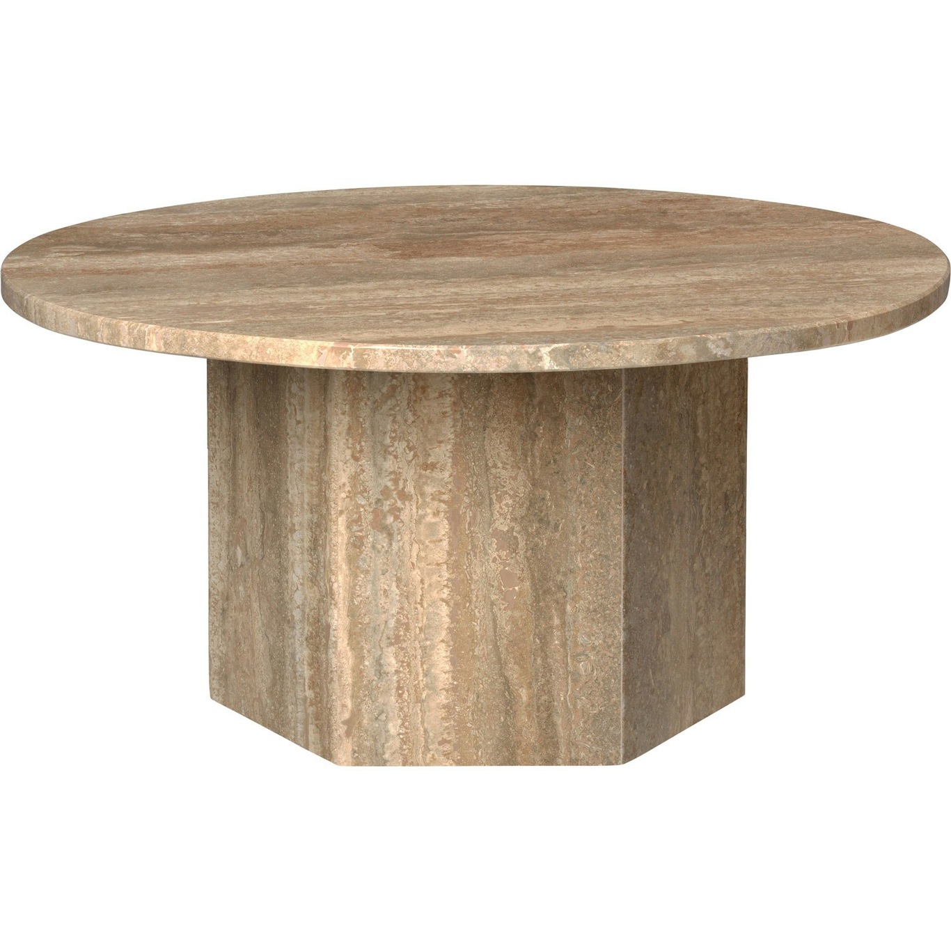 Epic Coffee Table Round 80 cm, Warm Taupe