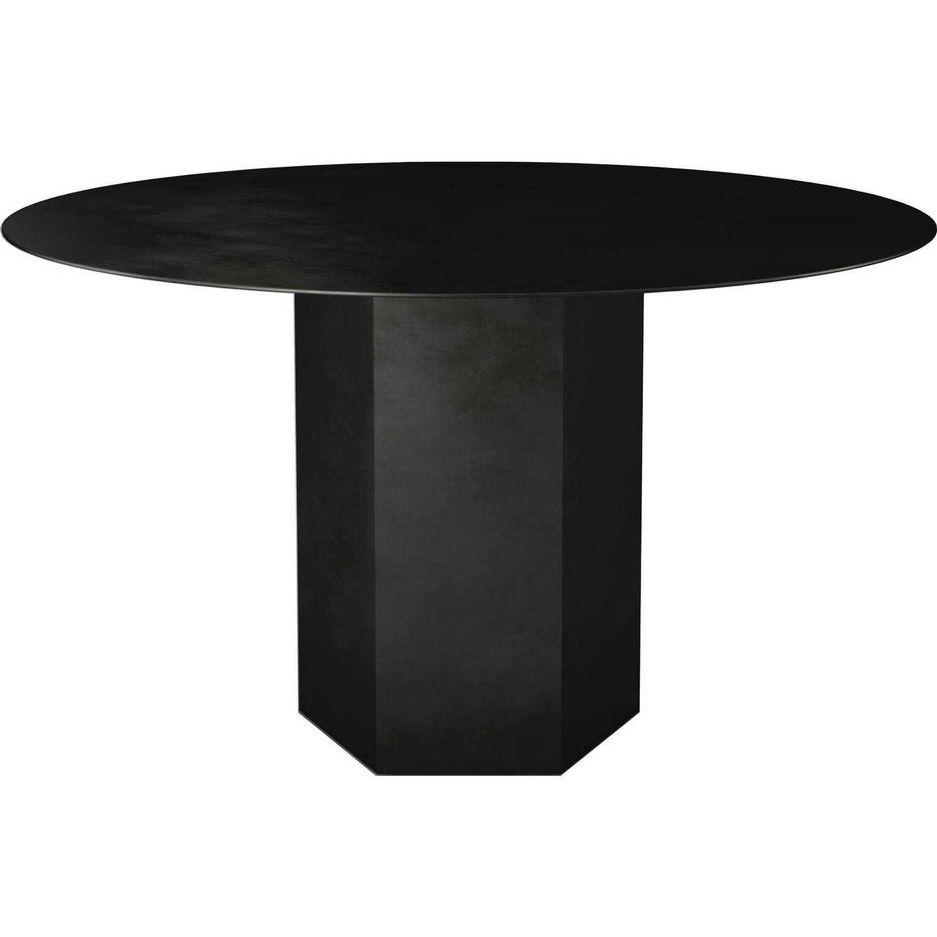 Epic Dining Table Ø130 Steel, Midnight Black
