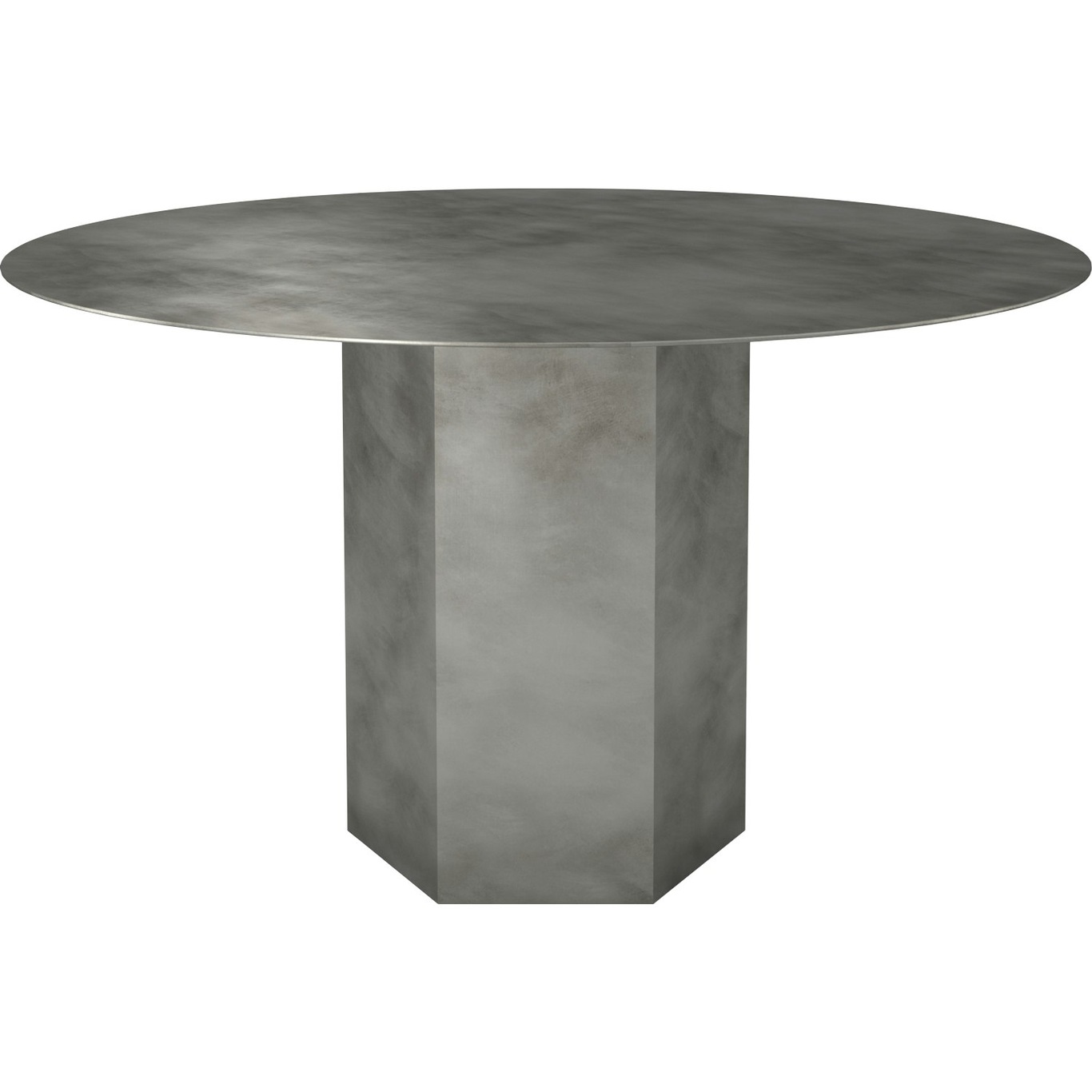 Epic Dining Table Ø130 Steel, Misty Grey