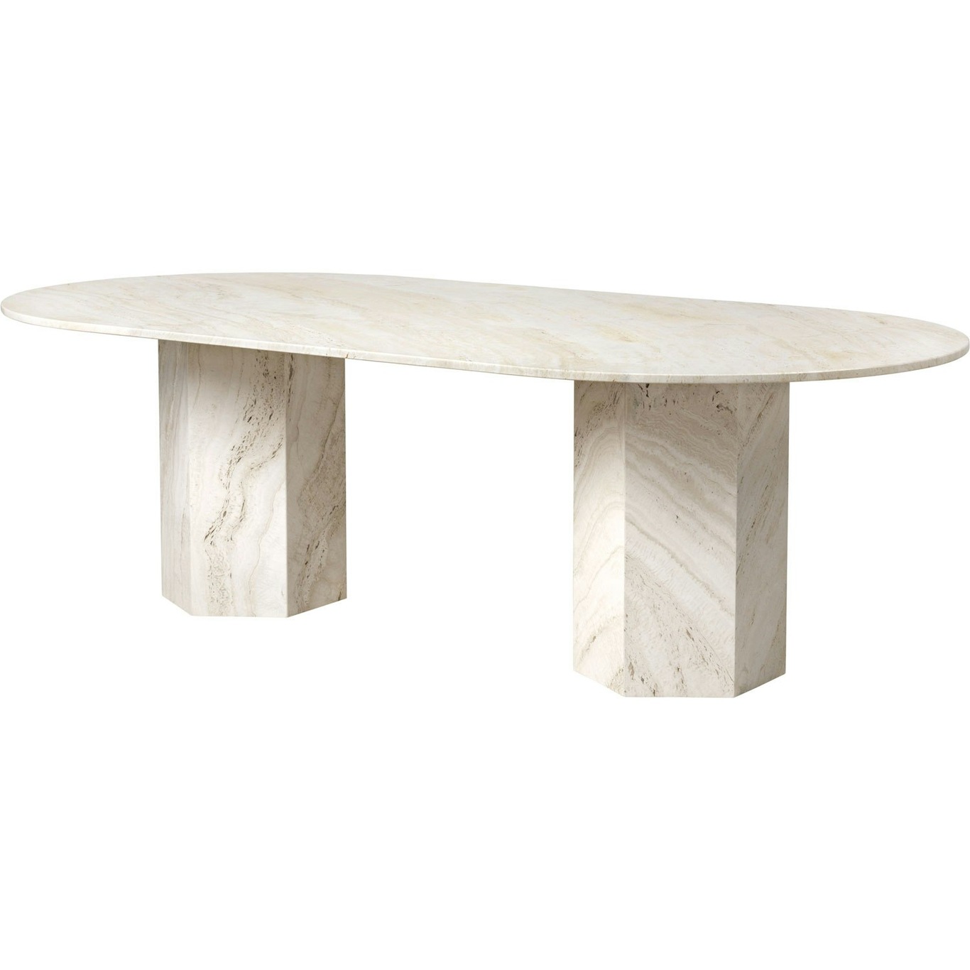 Epic Dining Table Elliptic 120x240 cm, Neutral White