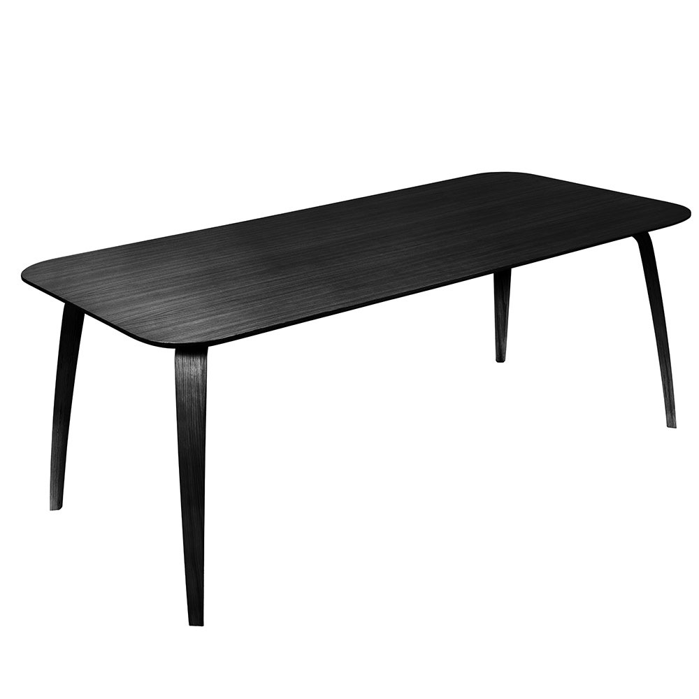 GUBI Dining Table 100x200cm, Black