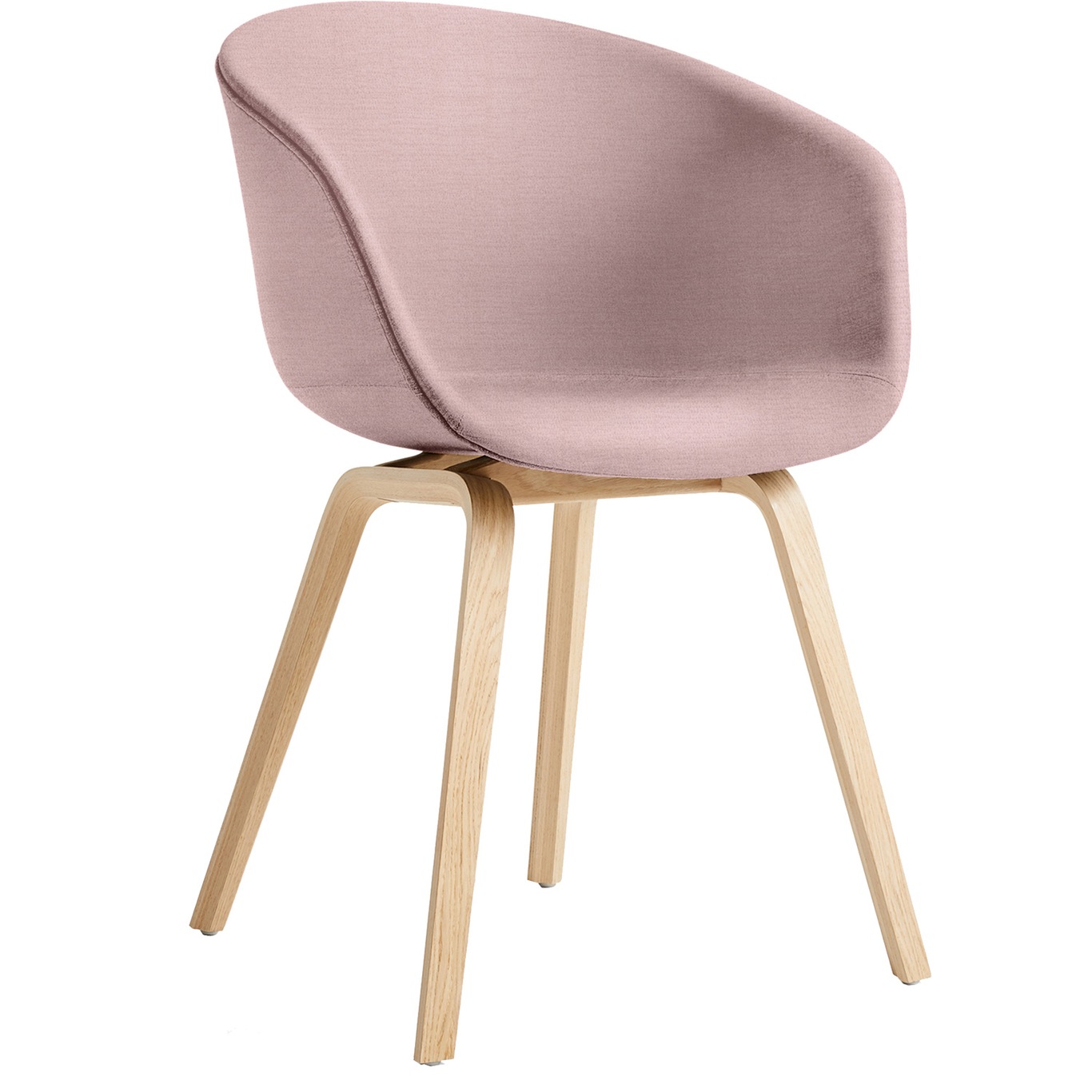 AAC 23 Chair, Water-based Lacquered Oak / Linara 415 Rose