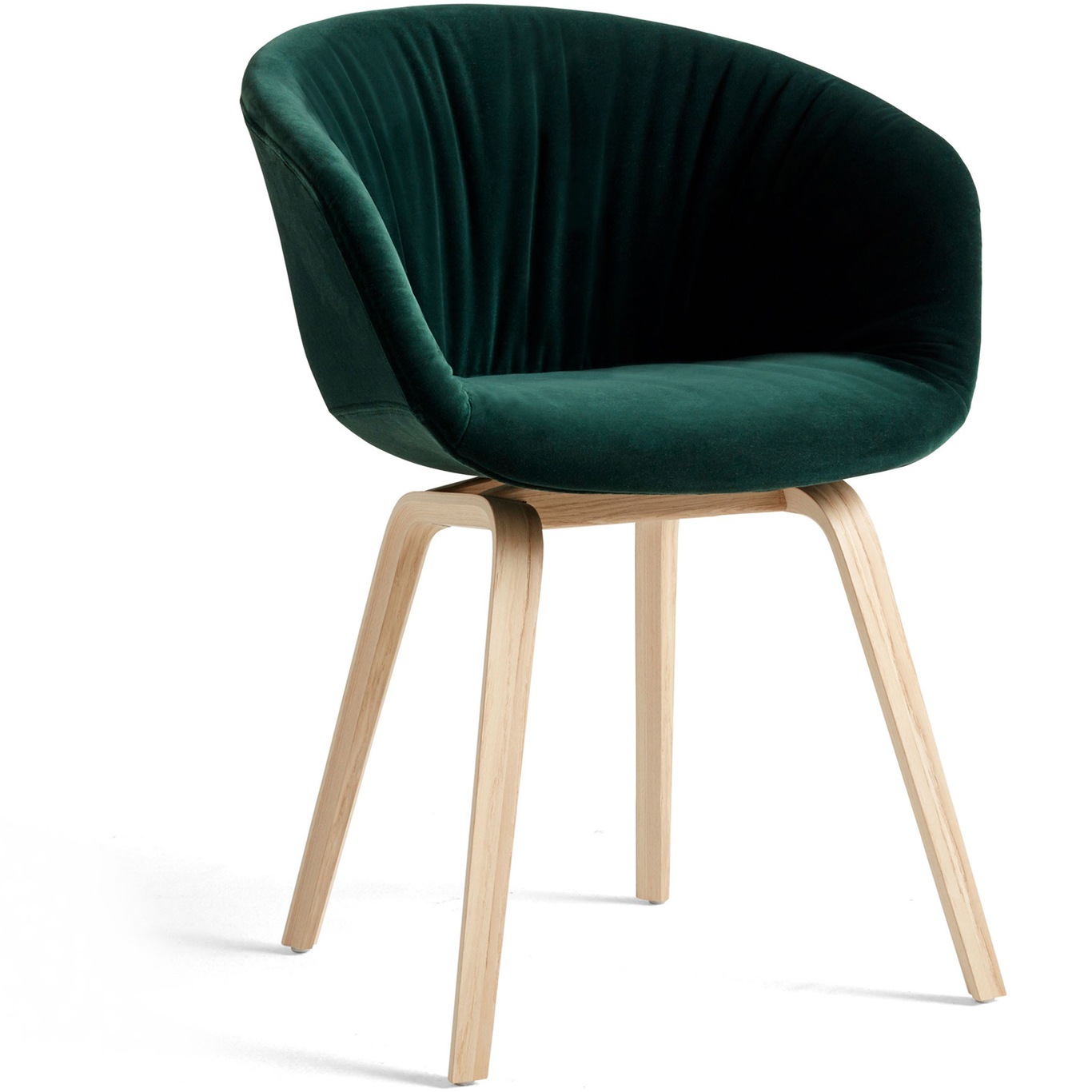 AAC 23 Soft Chair, Water-based Lacquered Oak / Lola 6726 Green