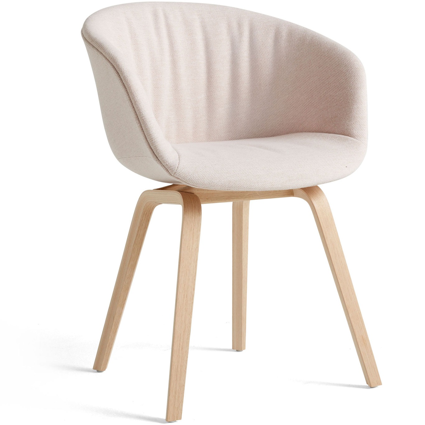 AAC 23 Soft Chair, Water-based Lacquered Oak / Mode 026 Petal