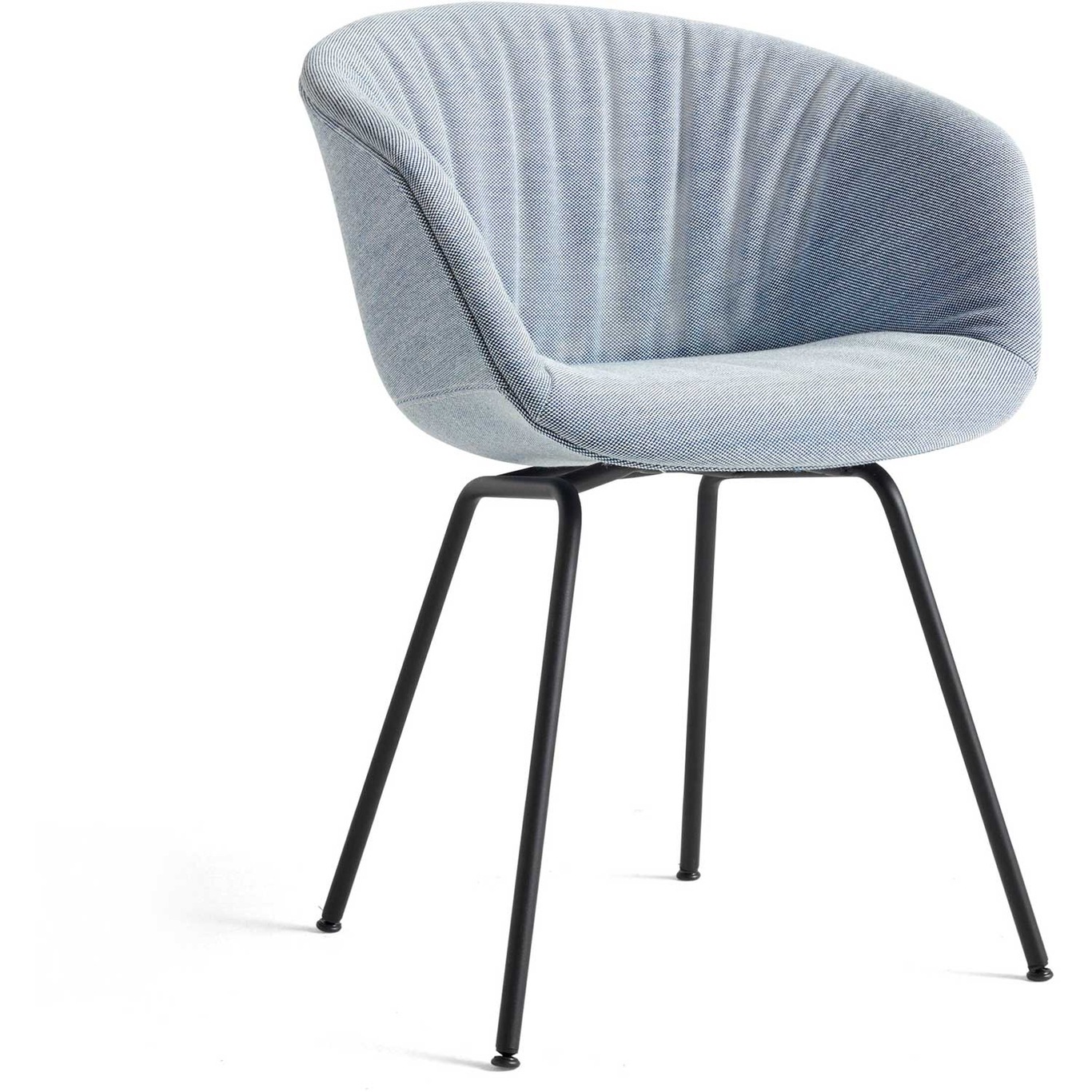 AAC27 Soft Chair Black Legs / Steelc.Tr 716 Iceblue