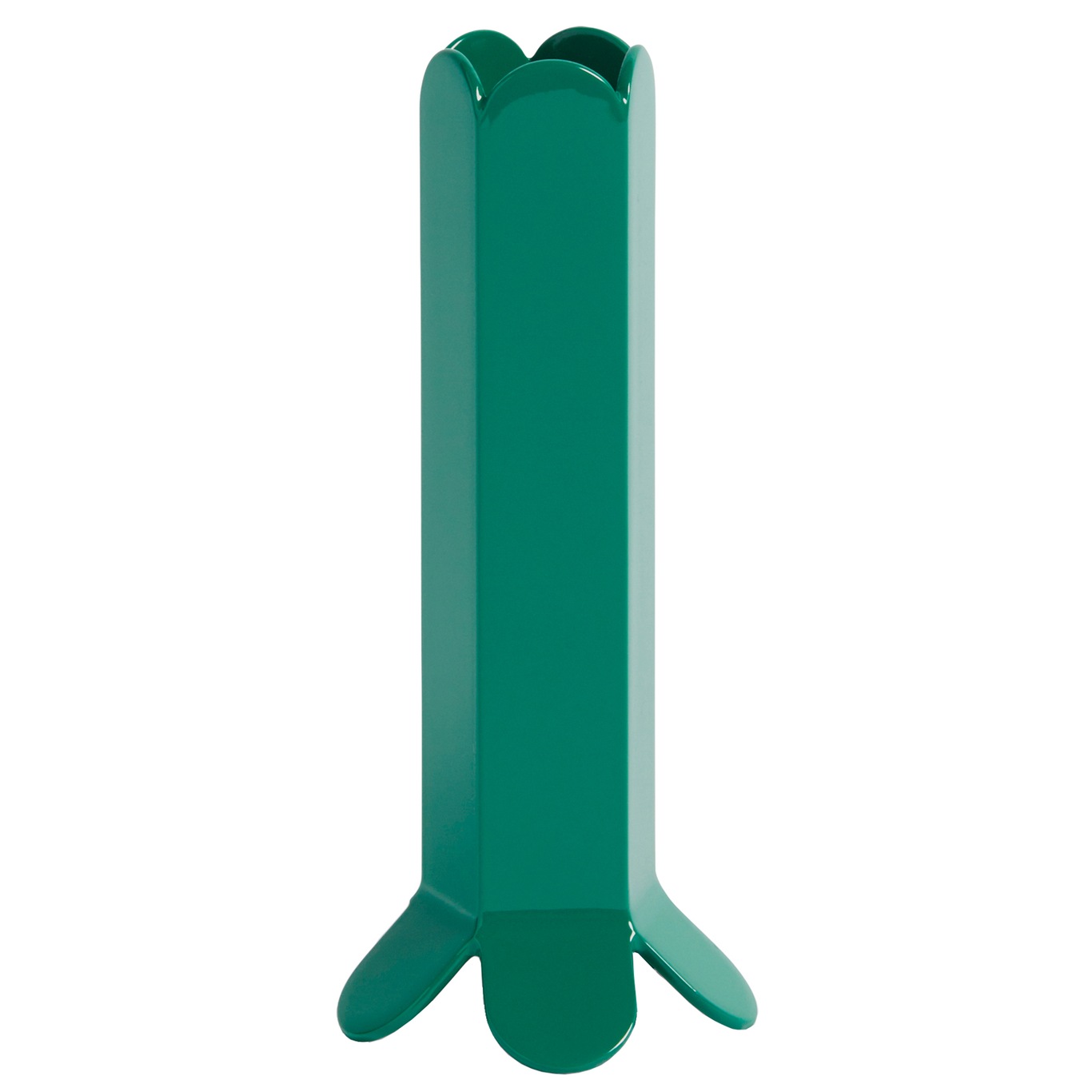Arcs Candlestick h:13 cm, Green