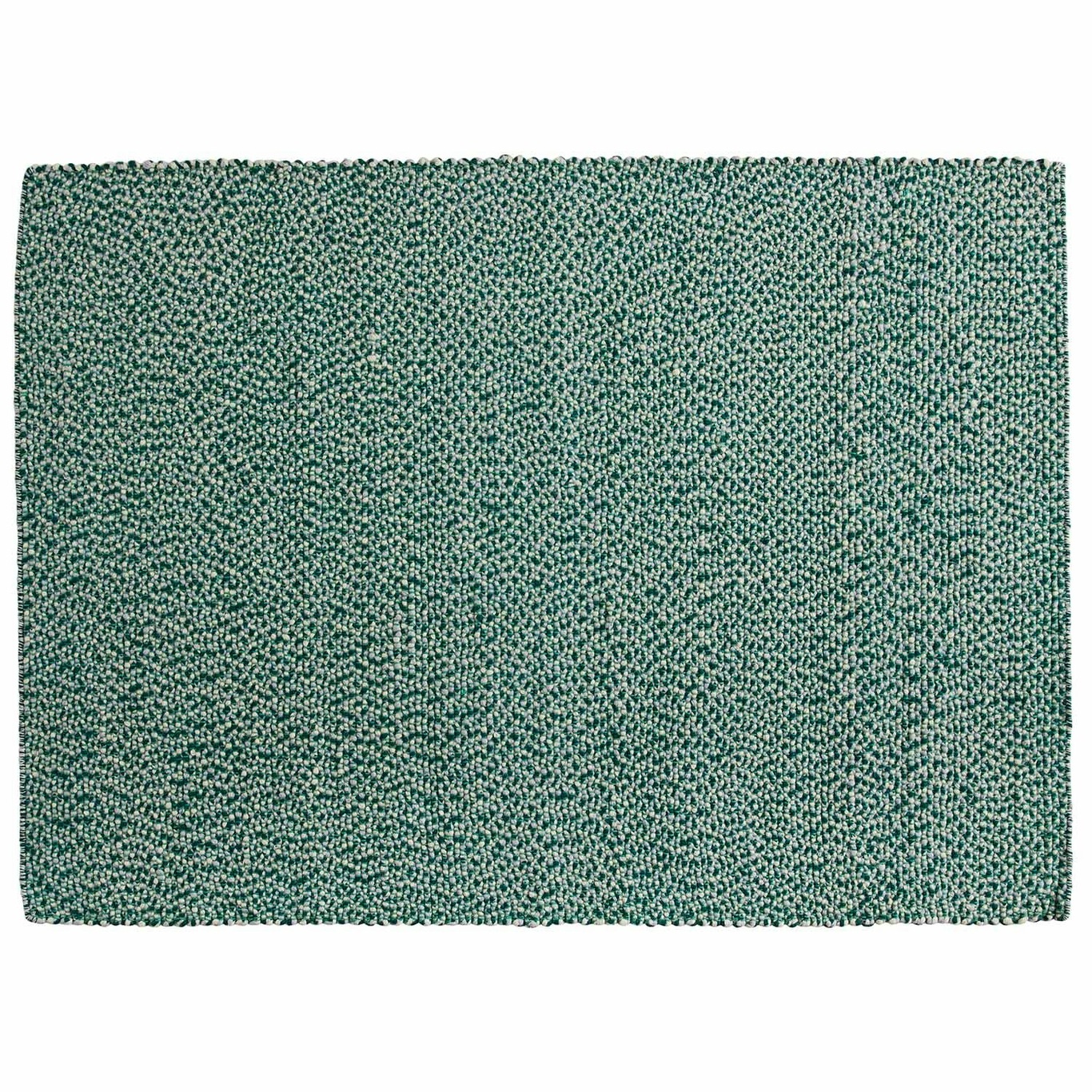 HAY Braided rug, green