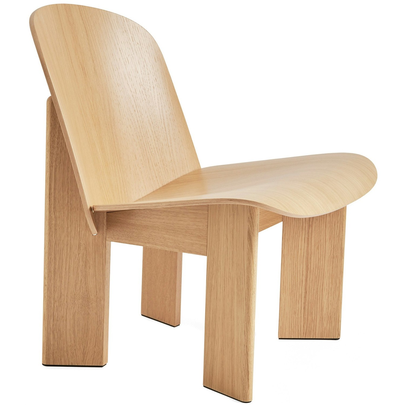Chisel Lounge Chair, Oak