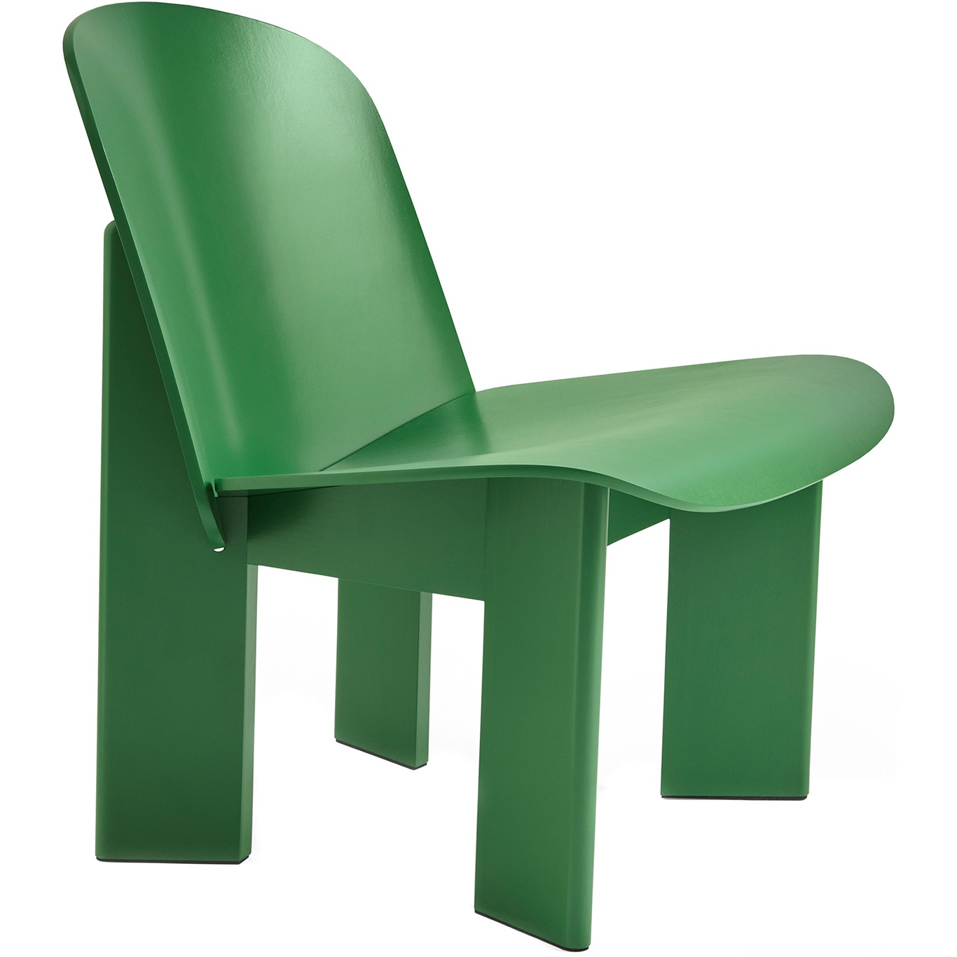 Chisel Lounge Chair, Lush Green