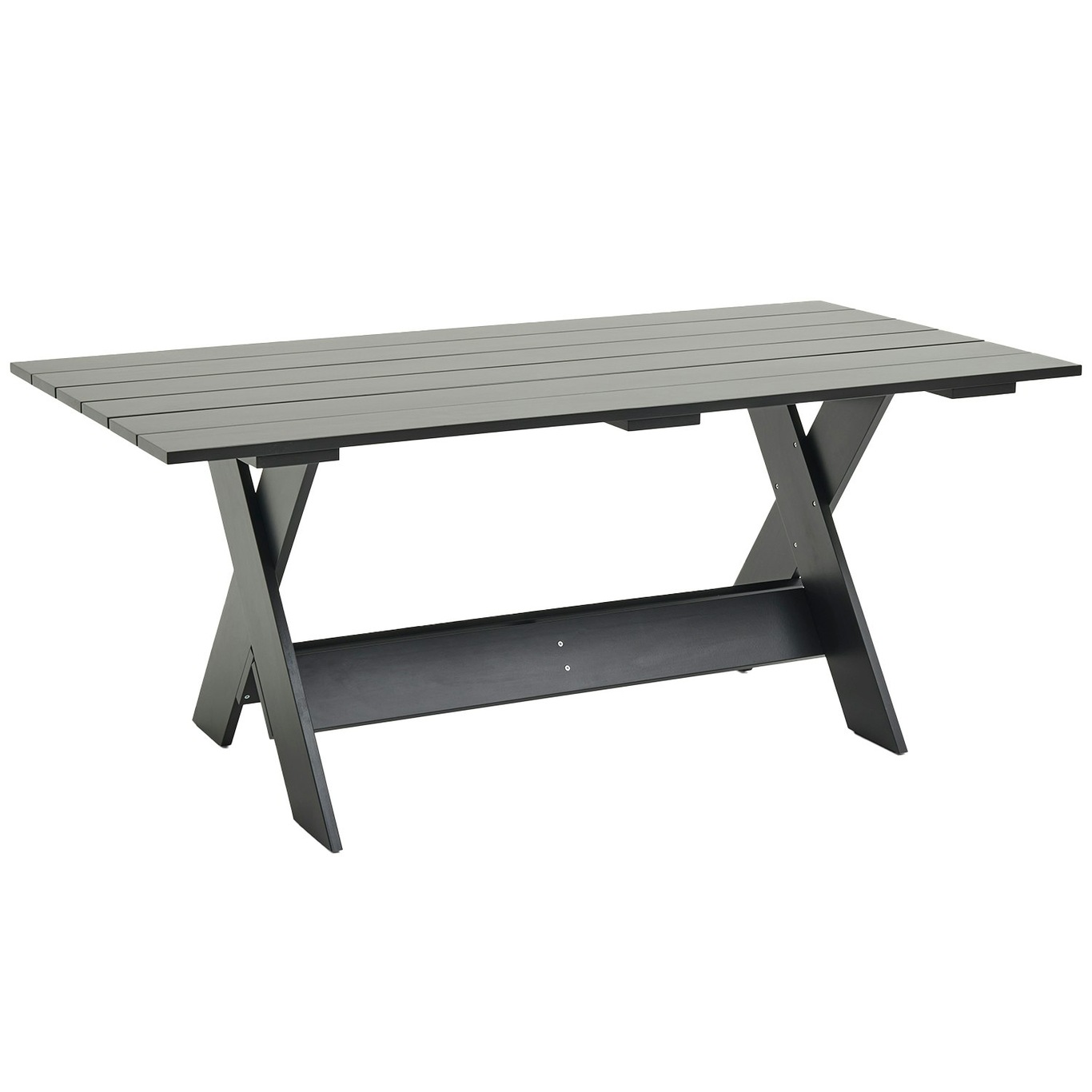 Crate Dining Table 90x180 cm, Black