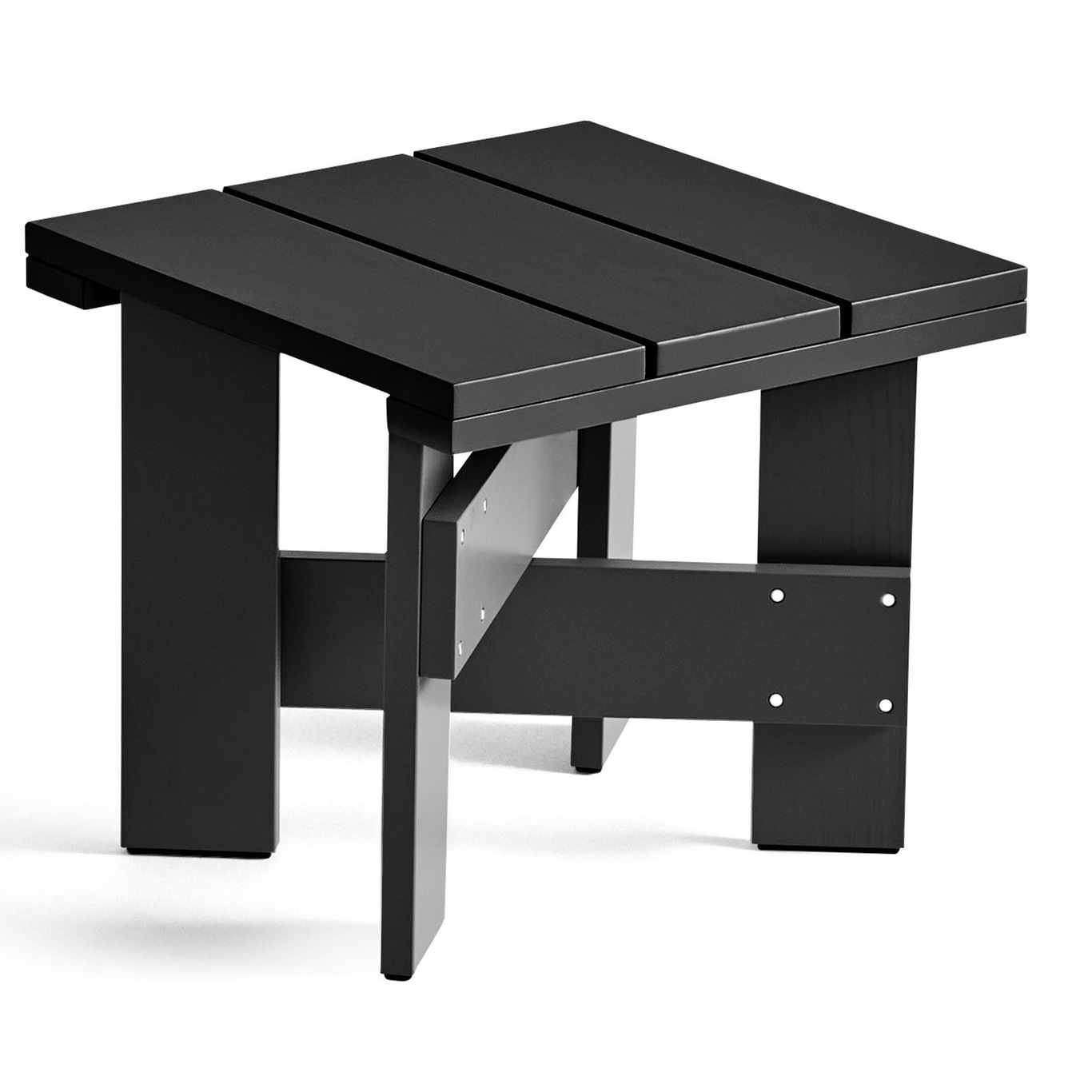 Crate Low Table, Black
