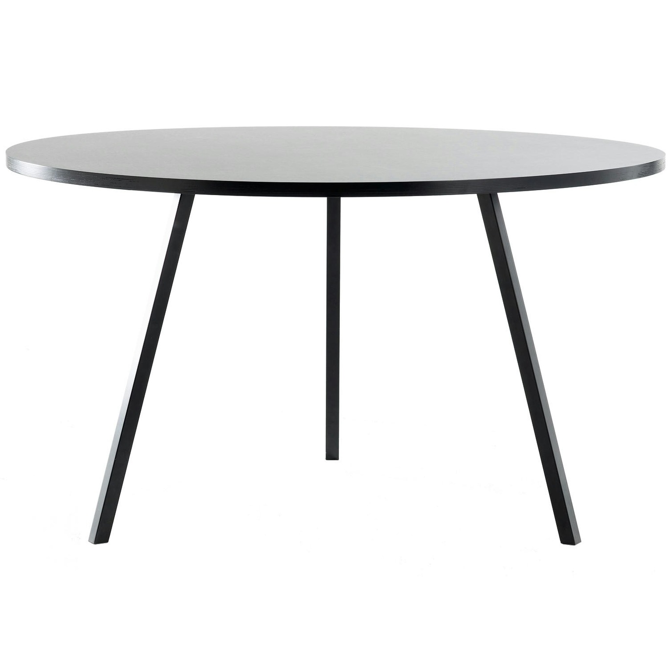 Loop Stand Round Table 120 cm, black