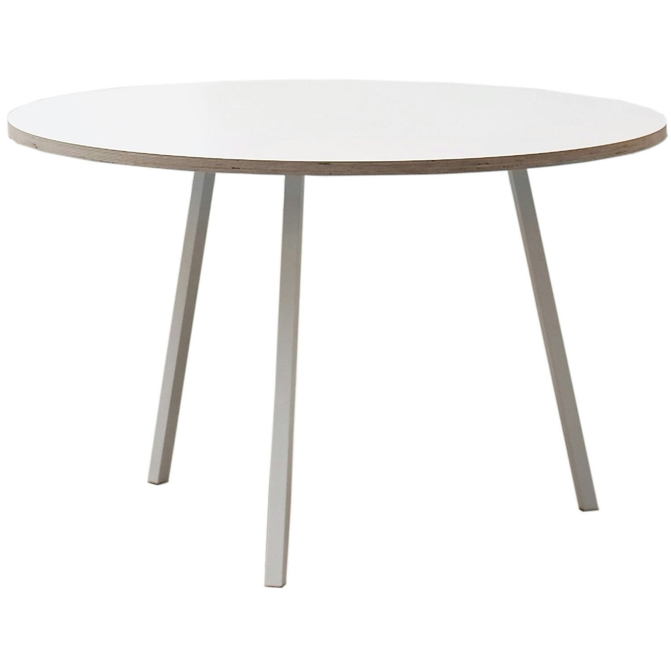 Loop Stand Round Dining Table Ø 105 cm, White