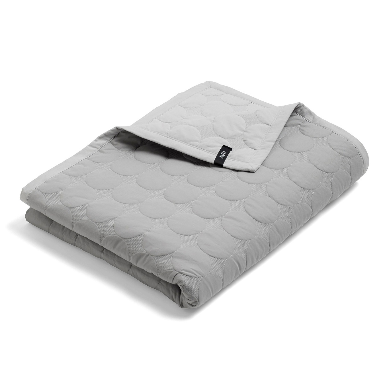 Mega Dot Bedspread, 260x260 cm, Light Grey
