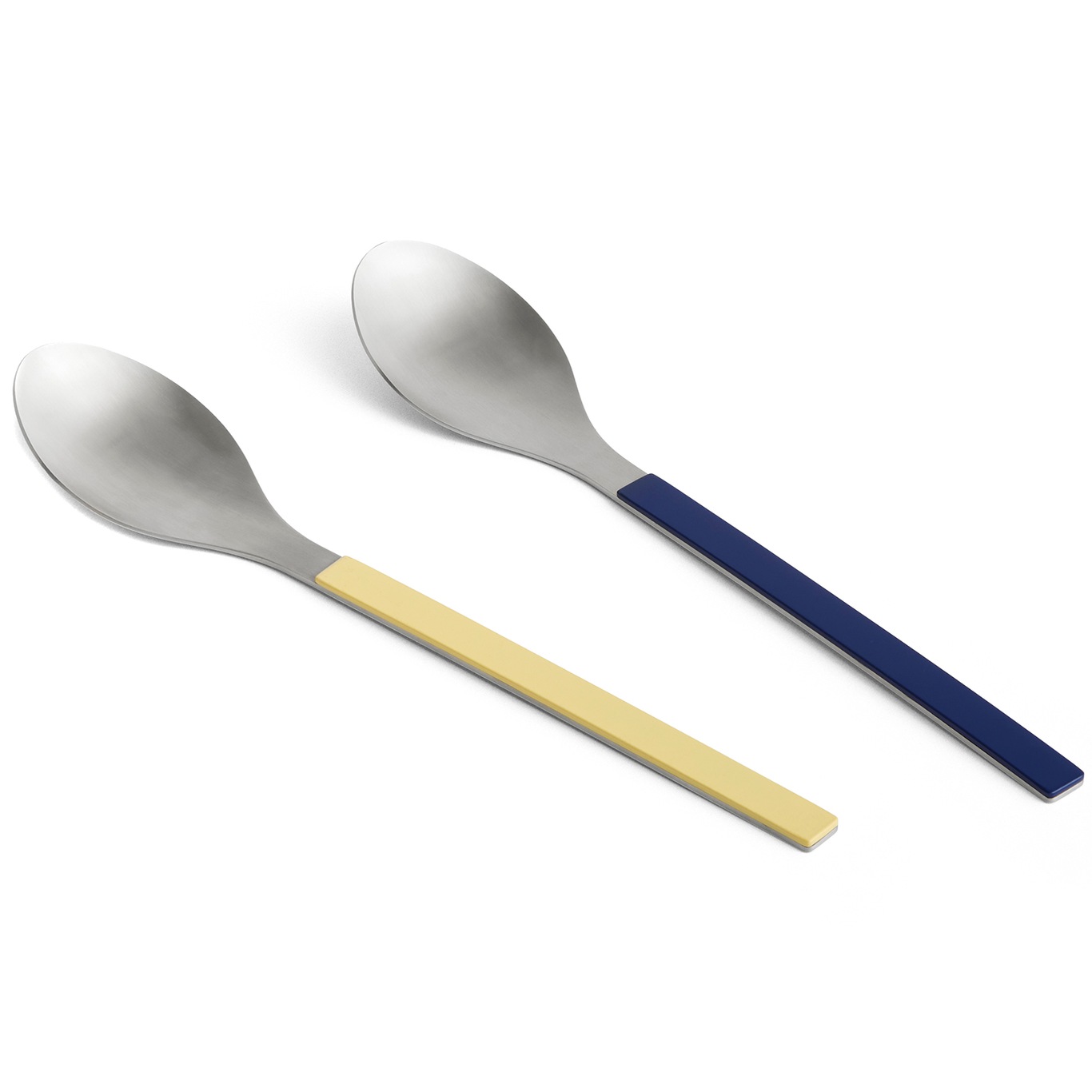 MVS Serving Spoons 2-pack, Yellow / Dark Blue