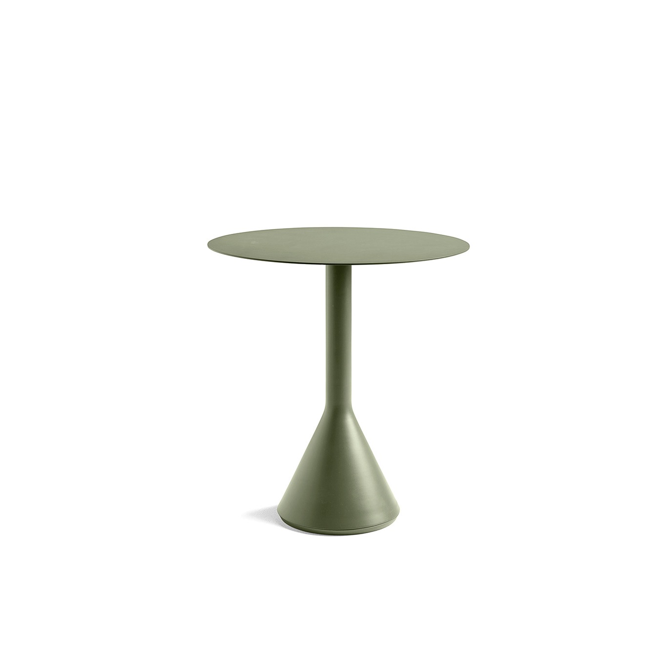 Palissade Cone Table Ø70, Olive