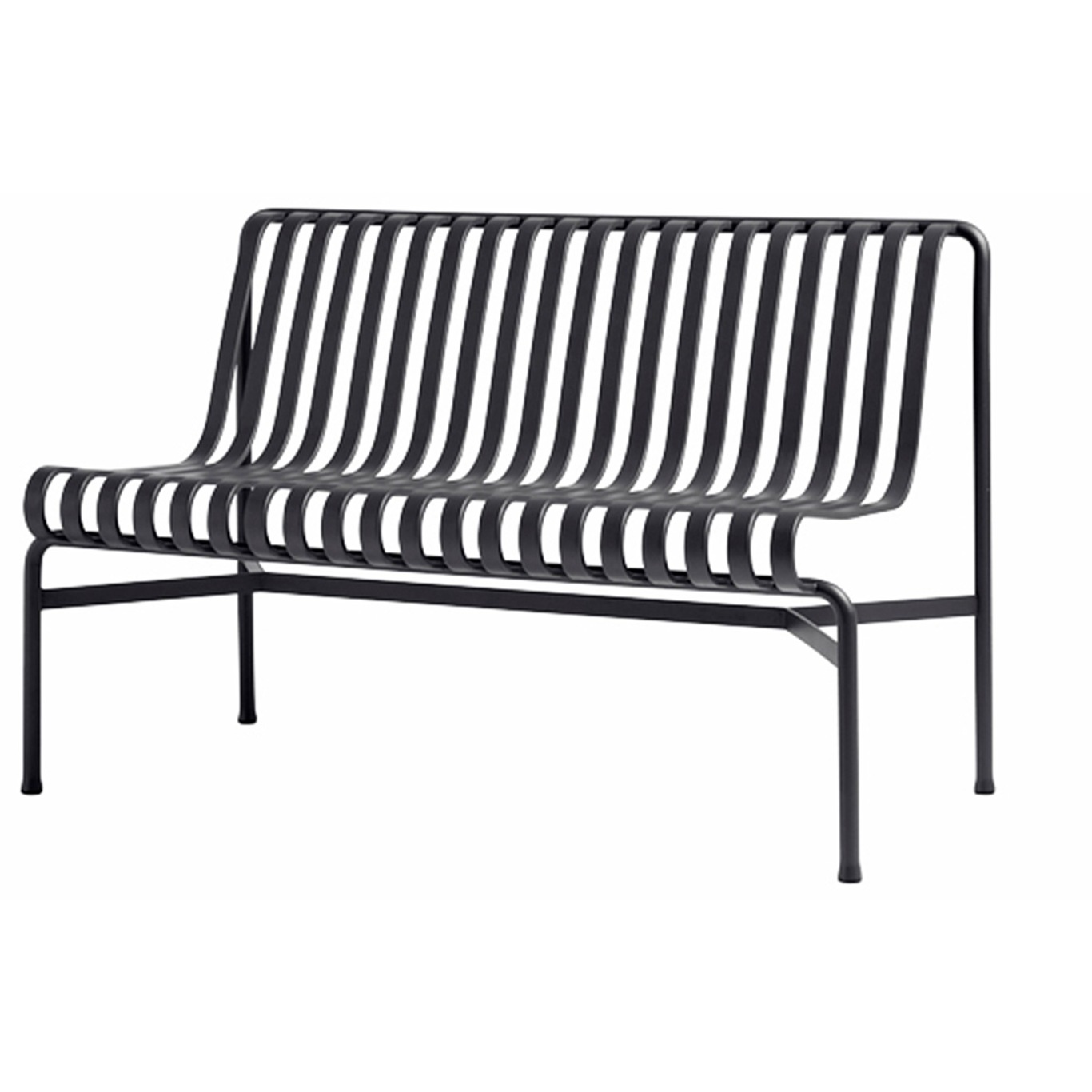 Palissade Dining Bench Without Armrests, Anthracite