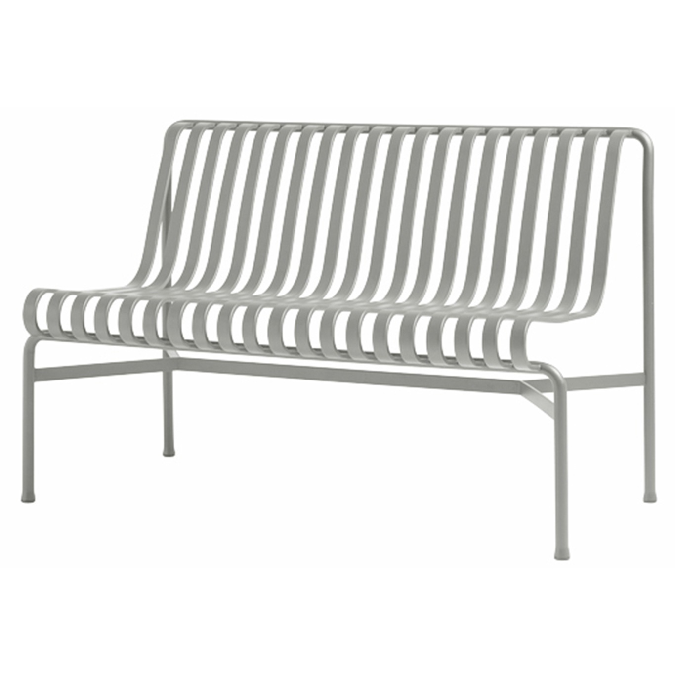 Palissade Dining Bench Without Armrests, Sky Grey