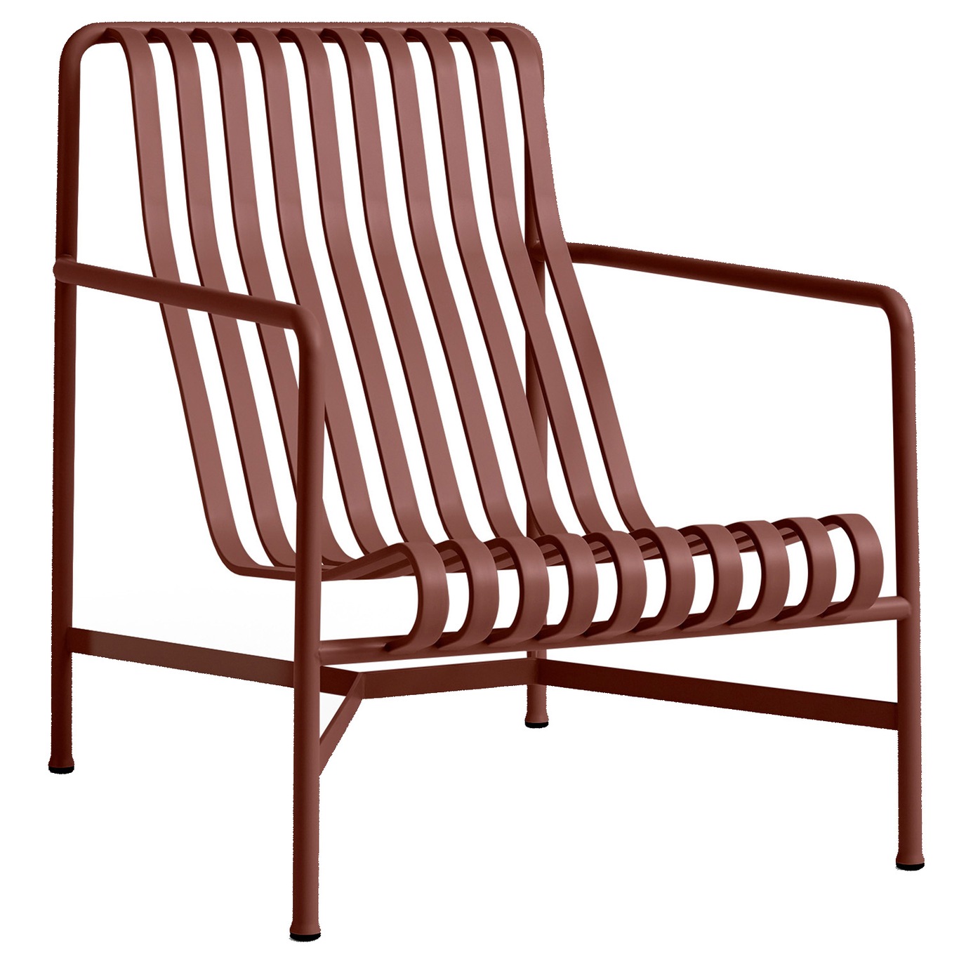 Palissade Lounge Chair High, Iron Red