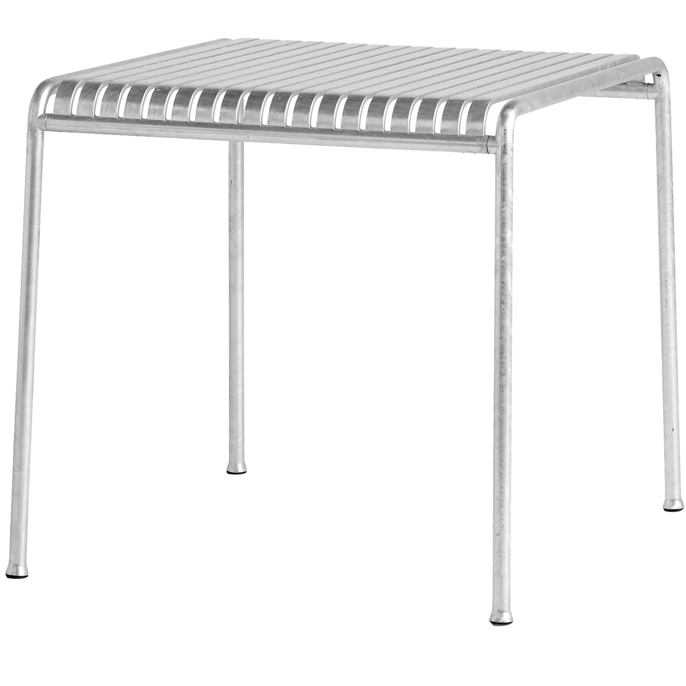 Palissade Table L82,5xW90 cm, Hot Galvanized