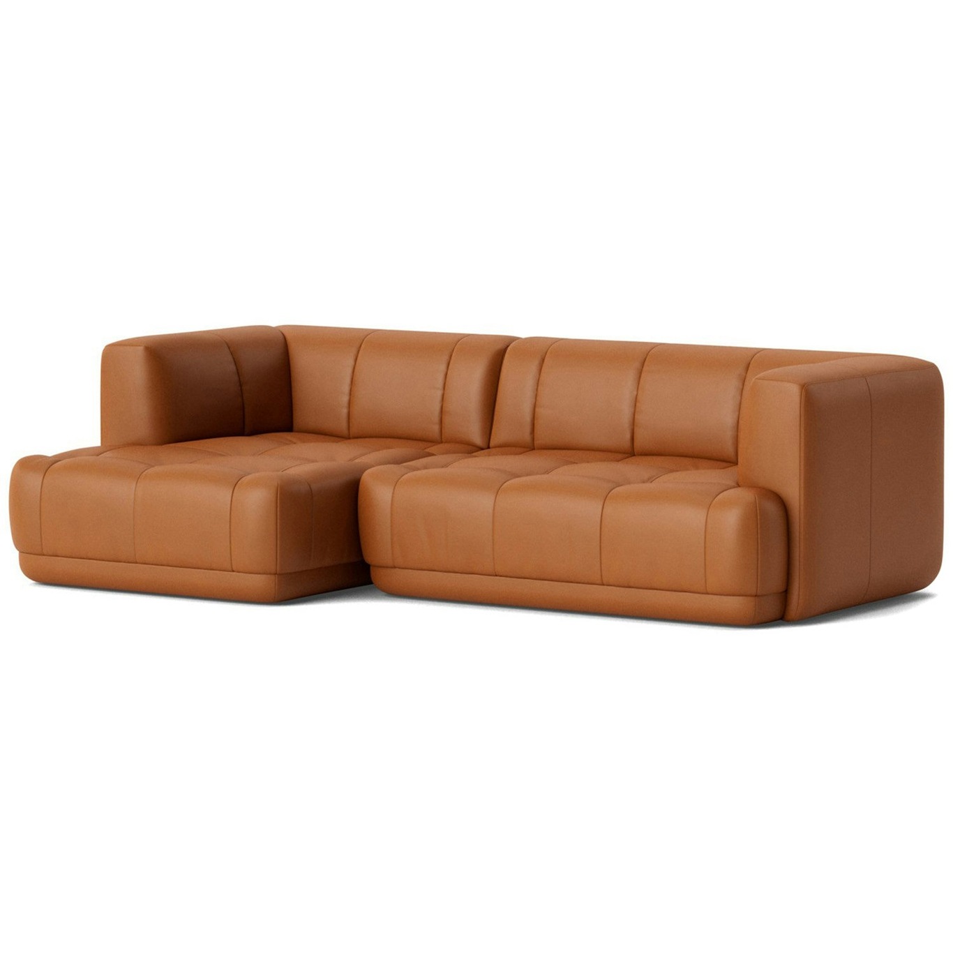 Quilton 3-Seater Sofa Configuration 19 Left, Leather Nevada NV2488
