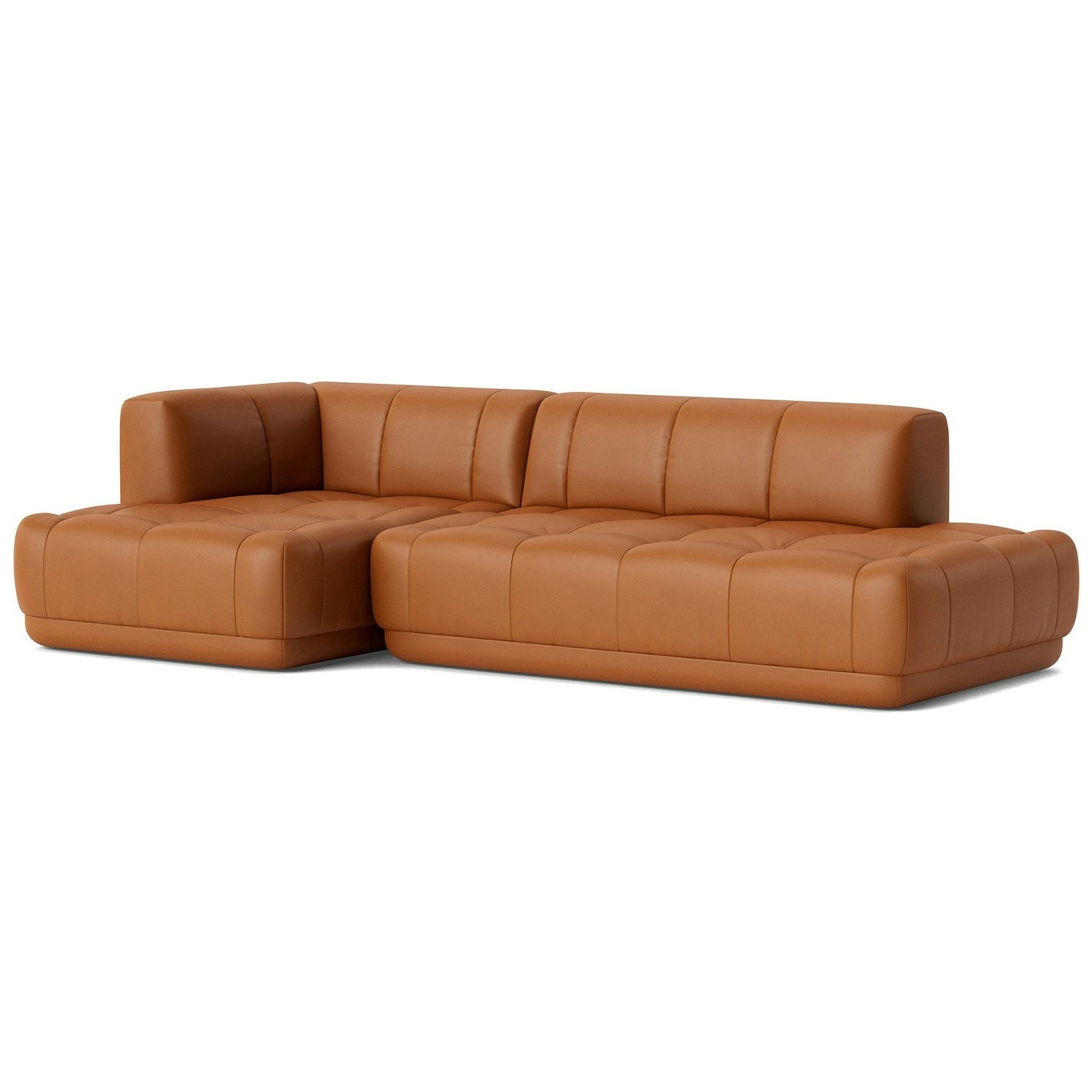 Quilton 3.5-Seater Sofa Configuration 21 Left, Leather Nevada NV2488