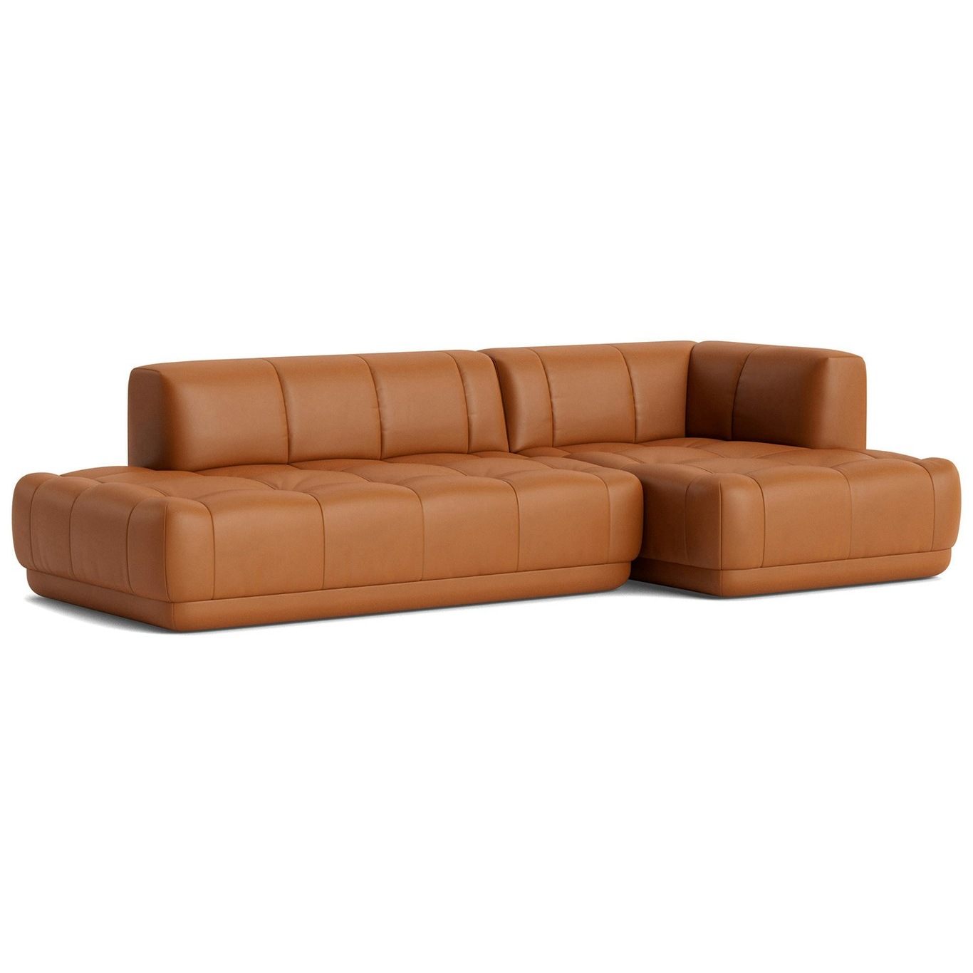 Quilton 3.5-Seater Sofa Configuration 21 Right, Leather Nevada NV2488