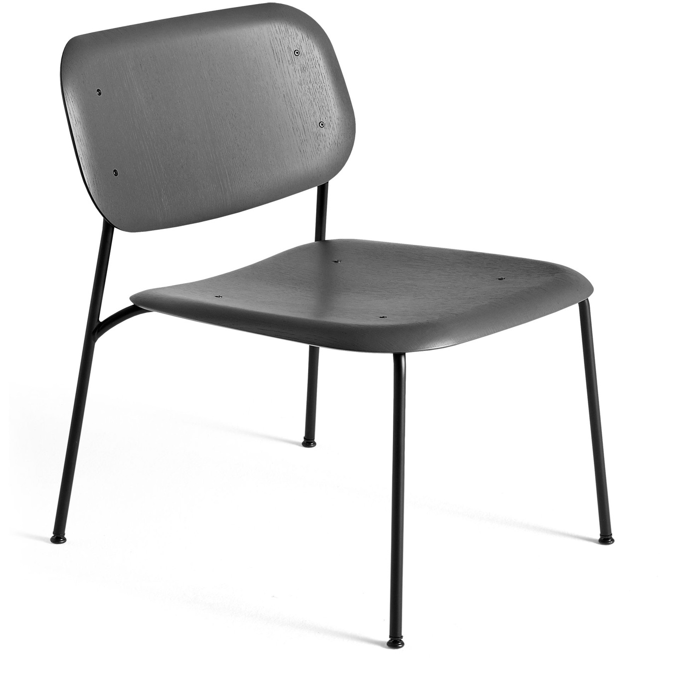 Soft Edge 100 Lounge Chair, Soft Black