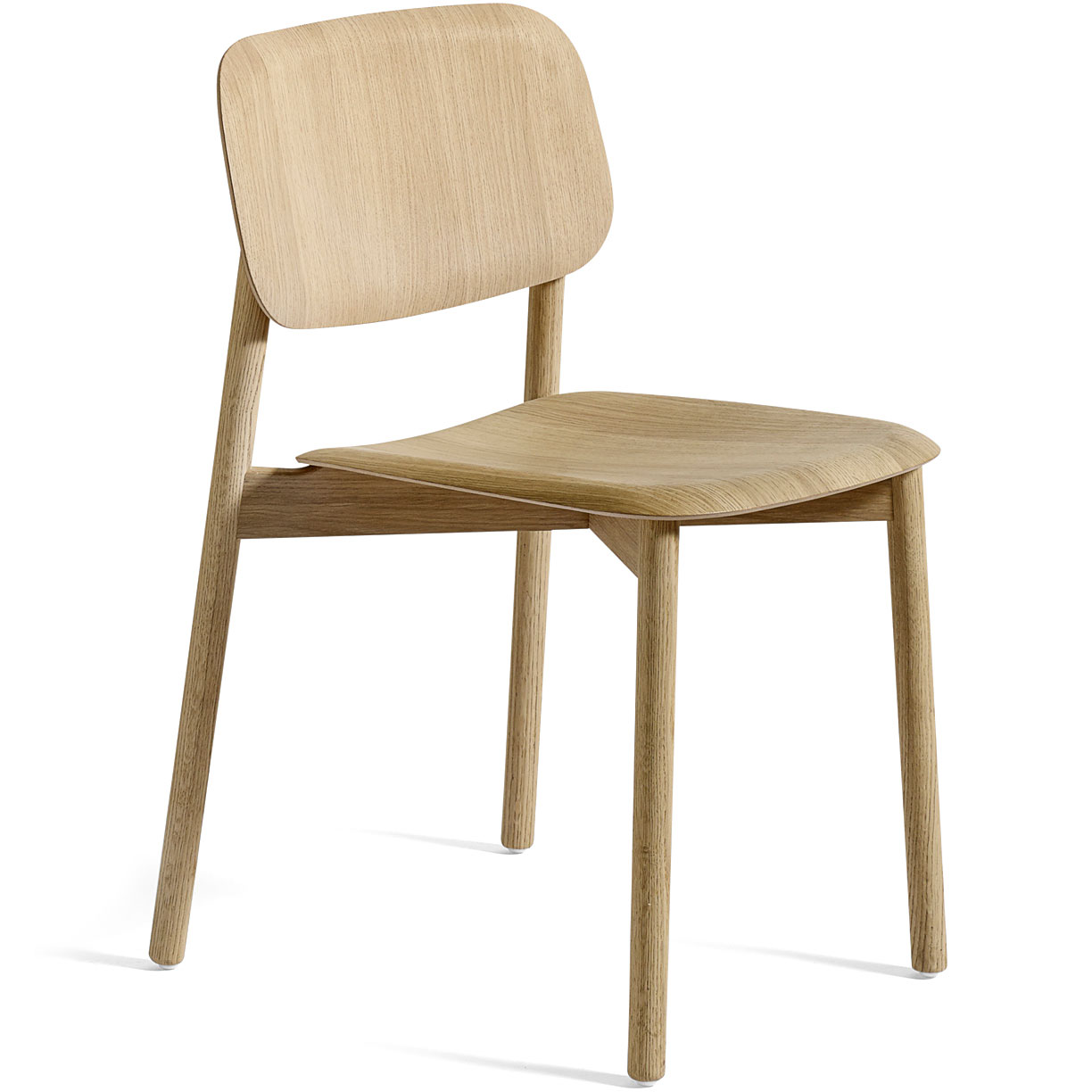 Soft Edge 60 Chair, Lacquered Oak