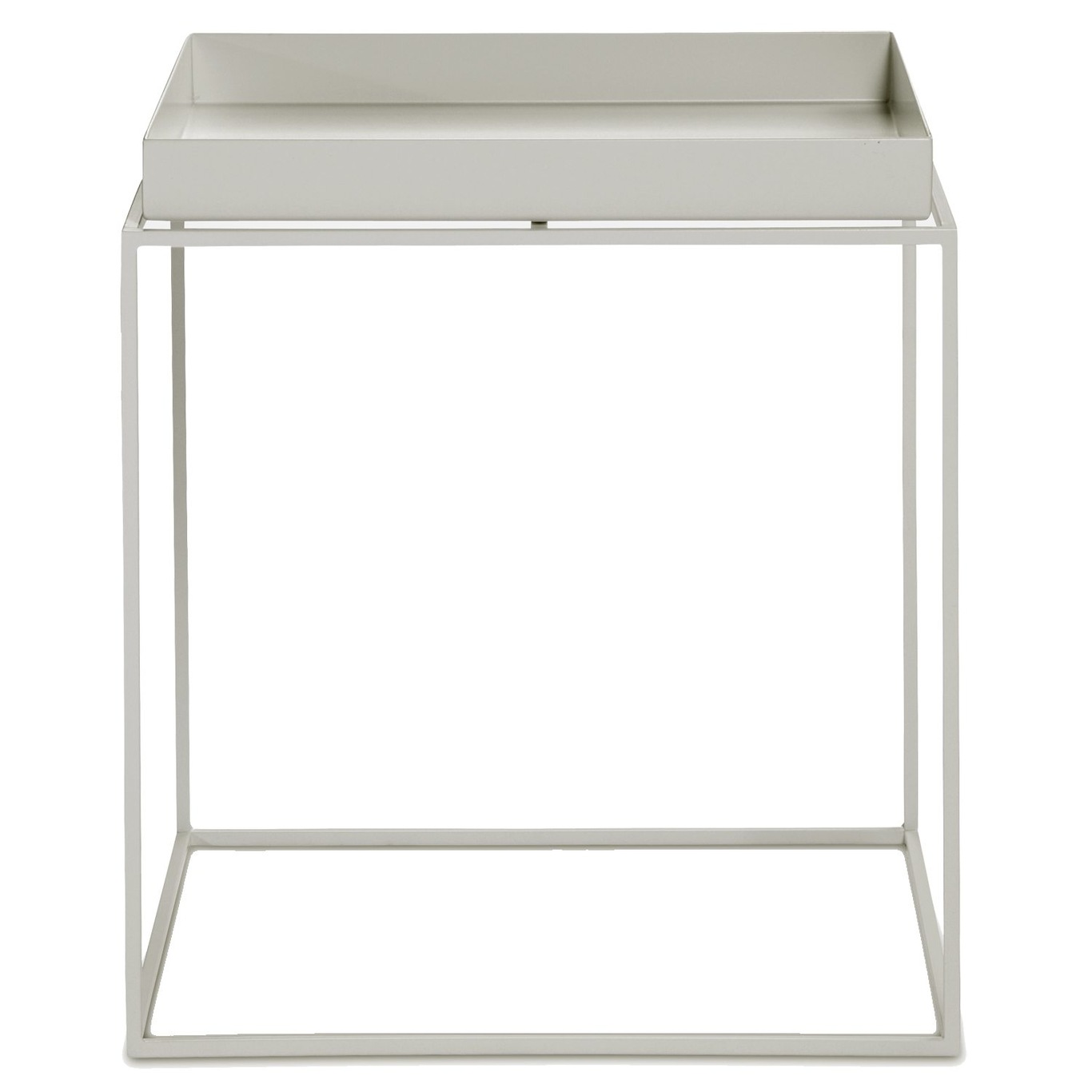 Side Table 40x40 cm, Warm Grey