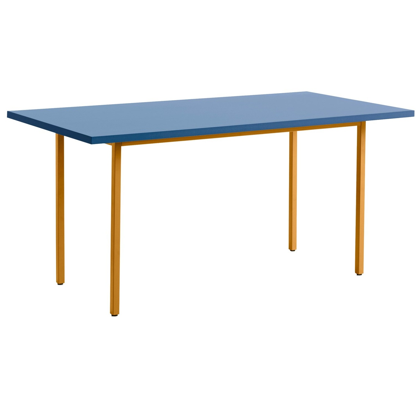 Two-Colour Table 160x82 cm, Ochre / Blue