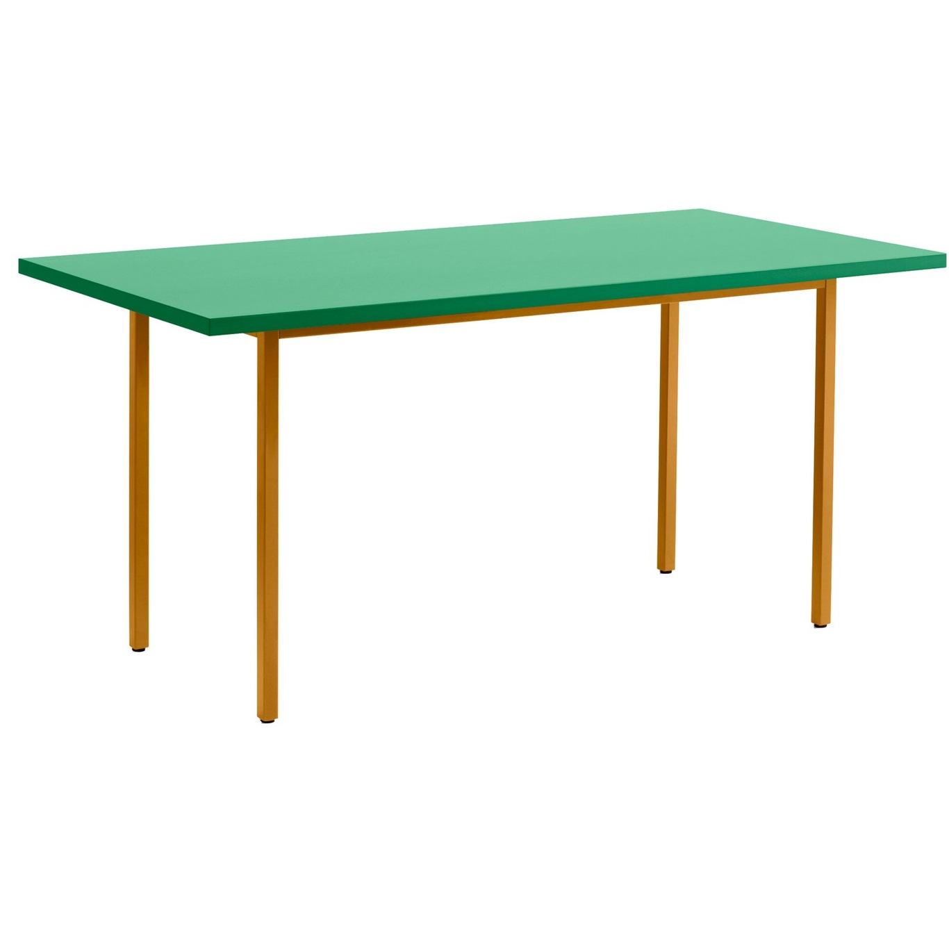 Two-Colour Table 160x82 cm, Ochre / Green Mint
