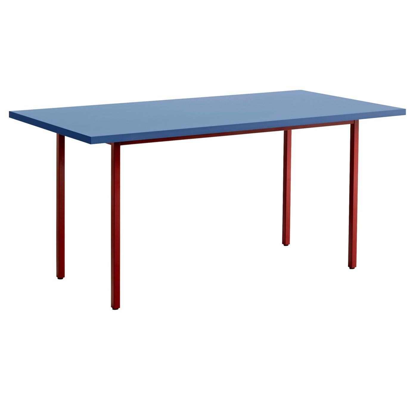 Two-Colour Table 160x82 cm, Wine / Blue