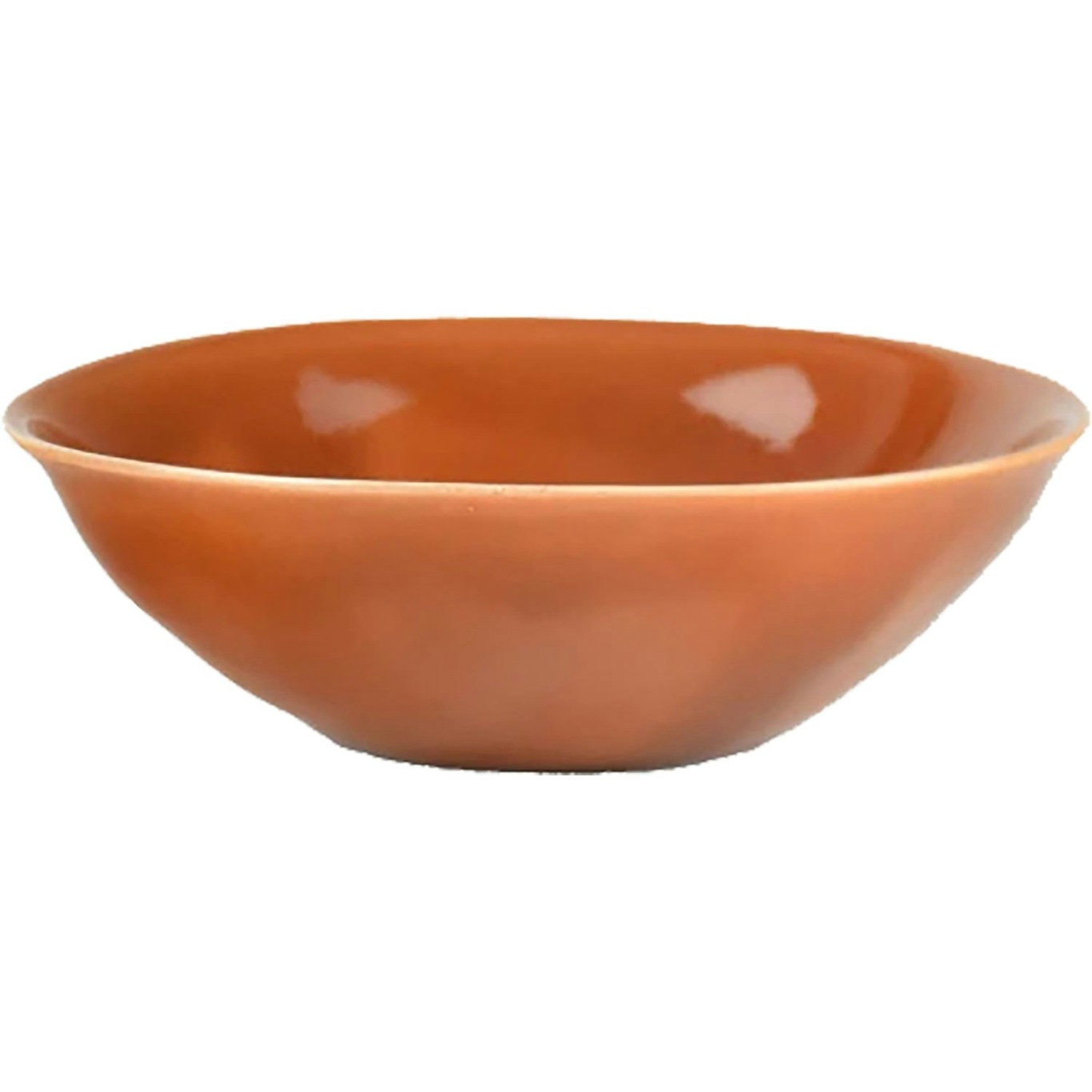 Bowl 19 cm, Smooth Terracotta
