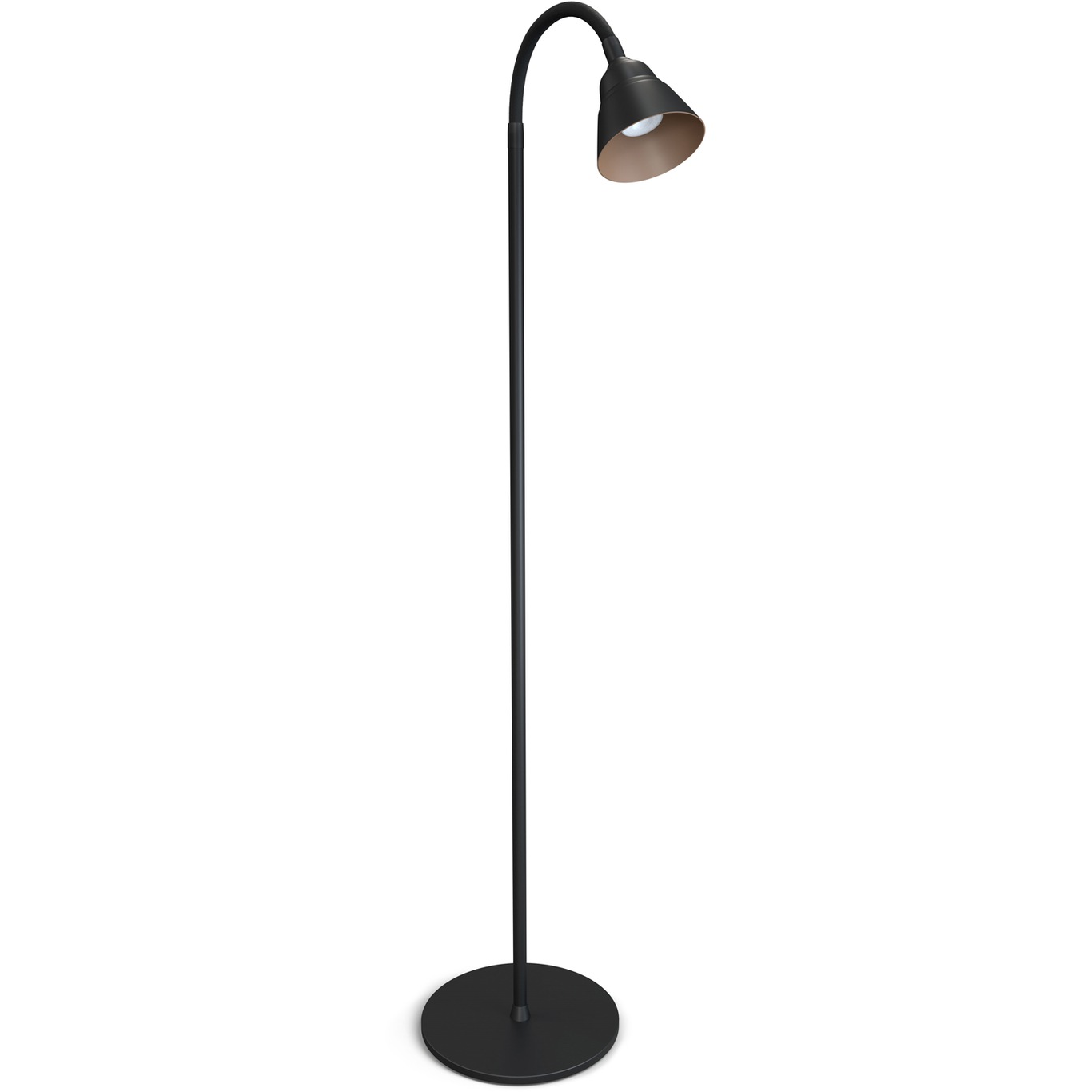 Relief Floor Lamp, Matte Black / Grey Beige