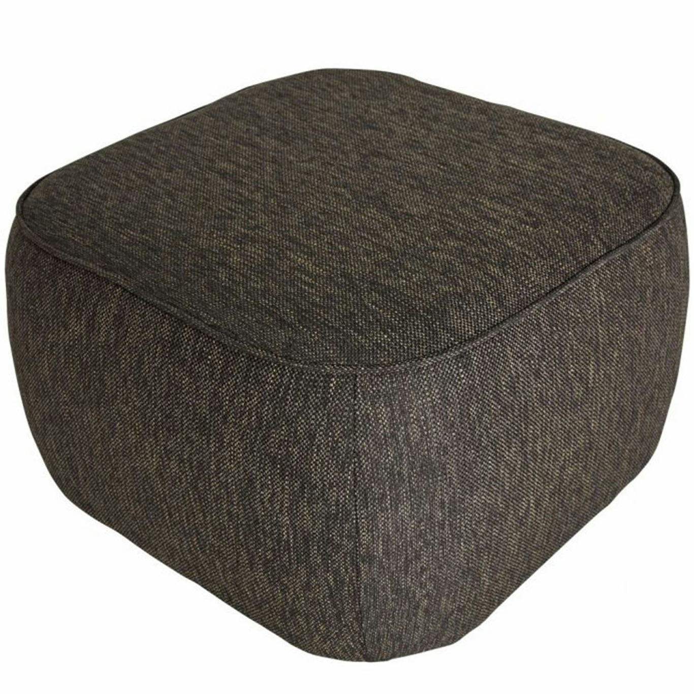 Cube Pouf, Brown