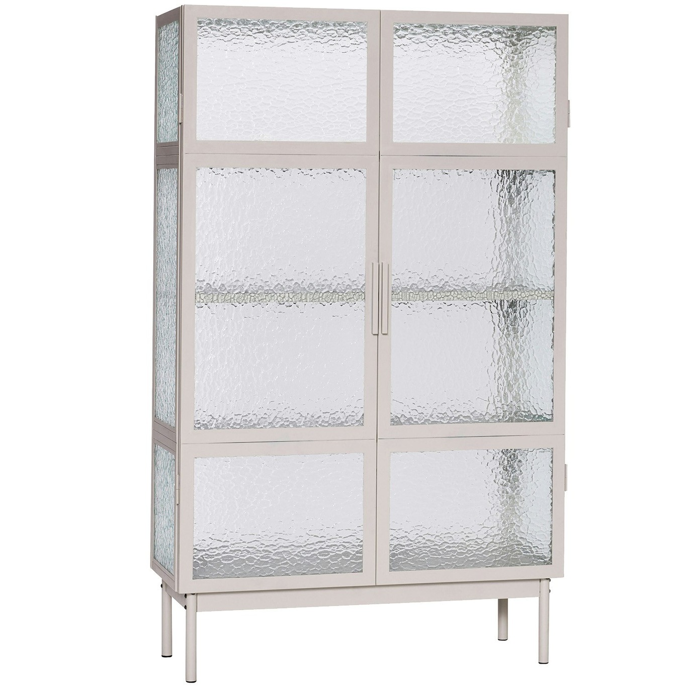 Plex Display Cabinet 92x151 cm, Grey
