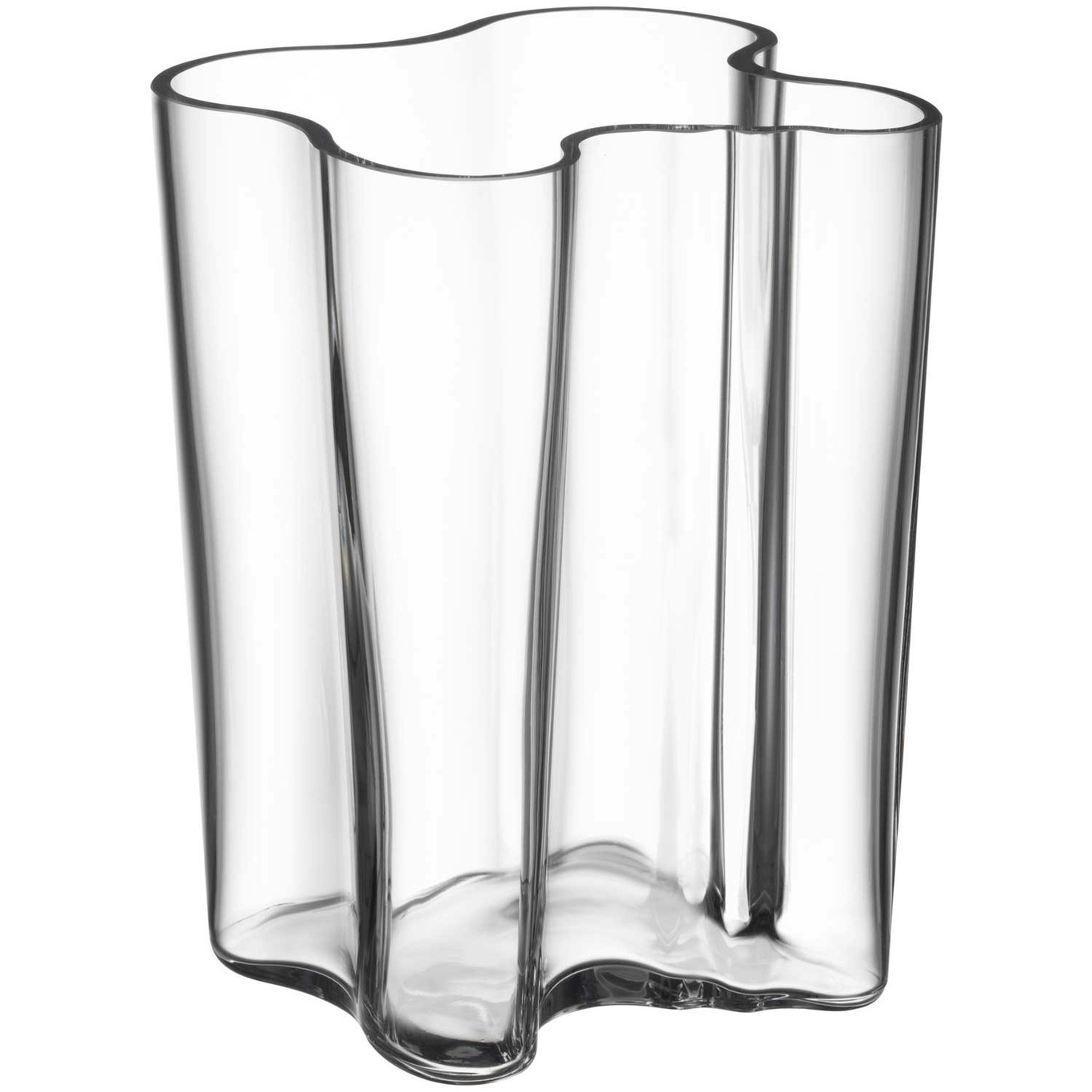 Alvar Aalto Vase 18 cm, Clear
