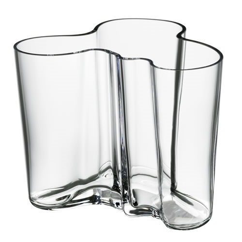 Alvar Aalto Vase 12 cm, Clear