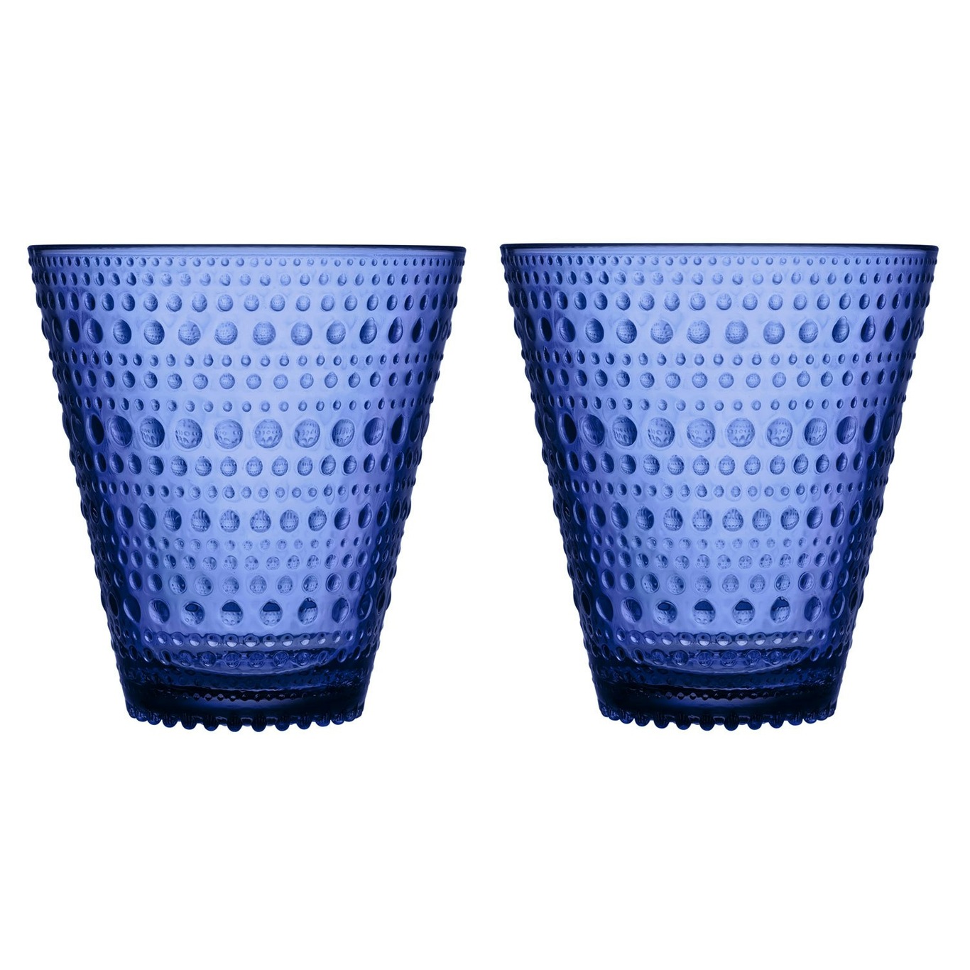 Kastehelmi Drinking Glass 30 cl 2-pack, Ultramarine Blue