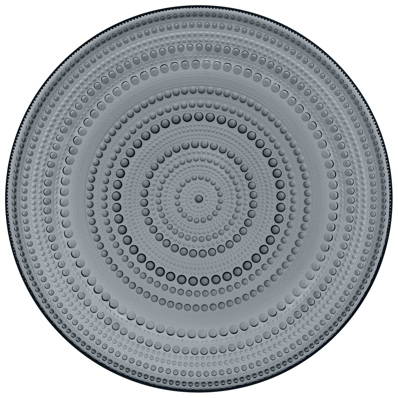 Kastehelmi Plate 31,5 cm, Dark Grey
