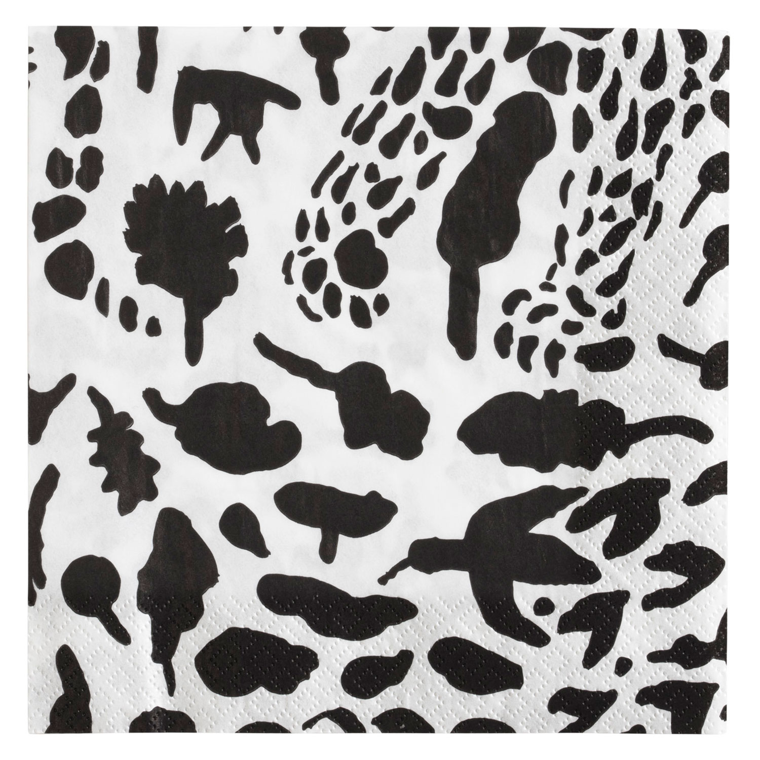 Oiva Toikka Collection Napkin 33x33 cm, Black Cheetah - Iittala @  RoyalDesign